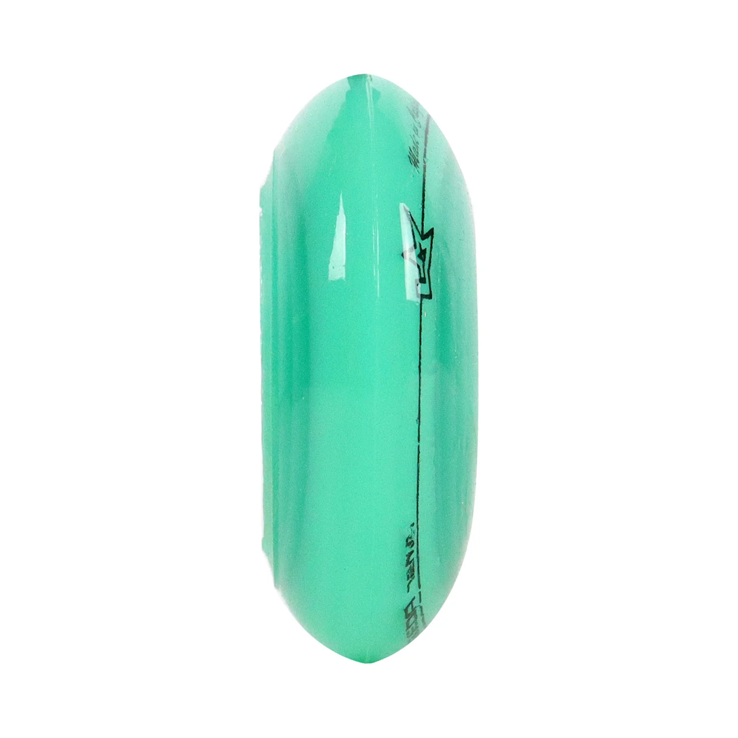 Labeda Roller Hockey Wheels - Union 72mm 74A Teal (Single) - Image 2
