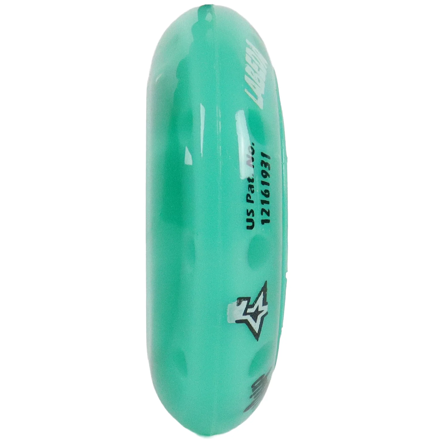 Labeda Whips Roller Hockey Wheels - Teal Soft HiLo Set 76mm/80mm - 8-Pack with Evo Spacers and Hybrid Ceramic Bearings - Image 3