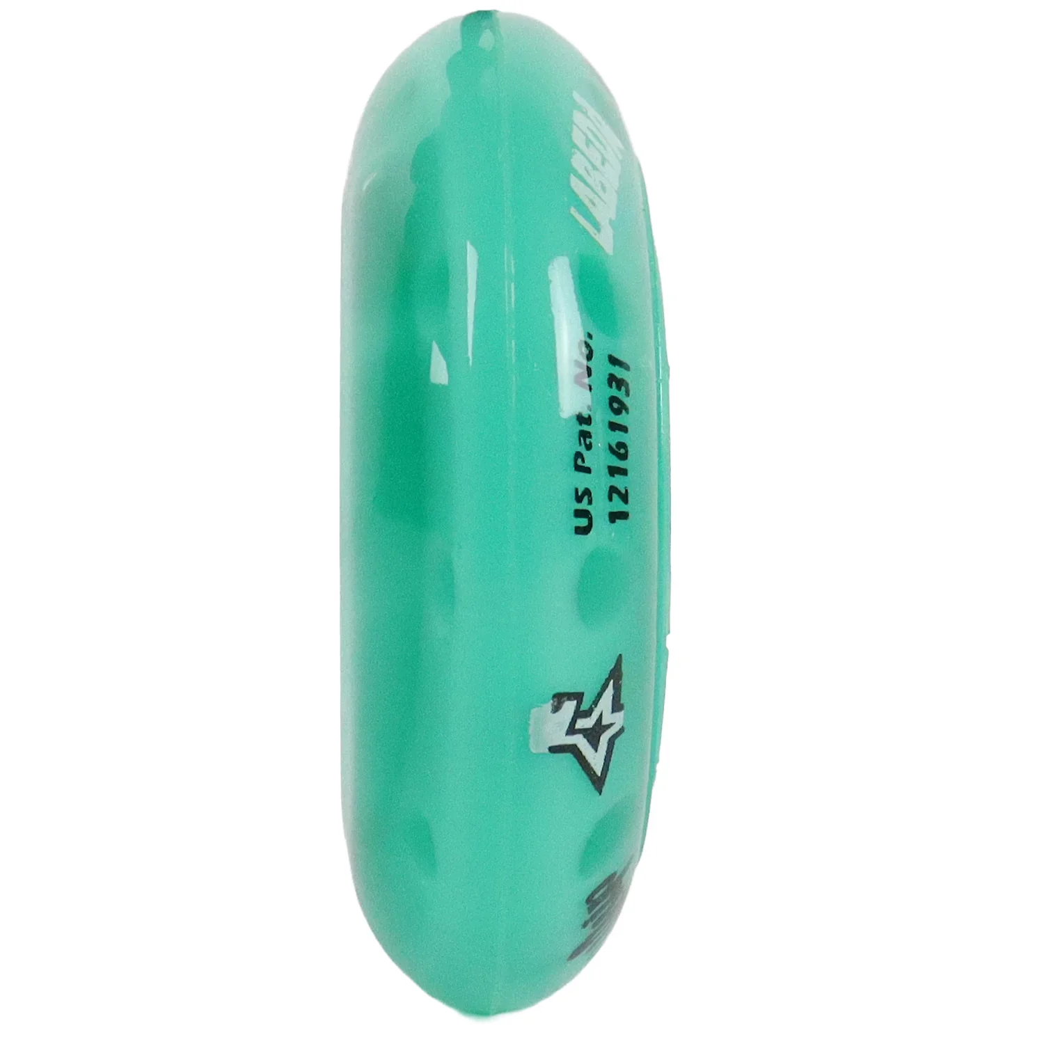 Labeda Whips Roller Hockey Wheels - Teal X-Soft 76mm - 8-Pack with Evo Spacers and Hybrid Ceramic Bearings - Image 3
