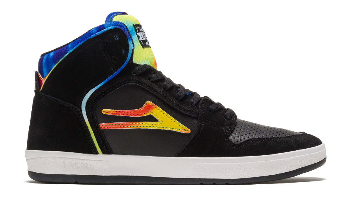 Lakai Skateboard Shoes Telford Black Tie Dye - Image 2