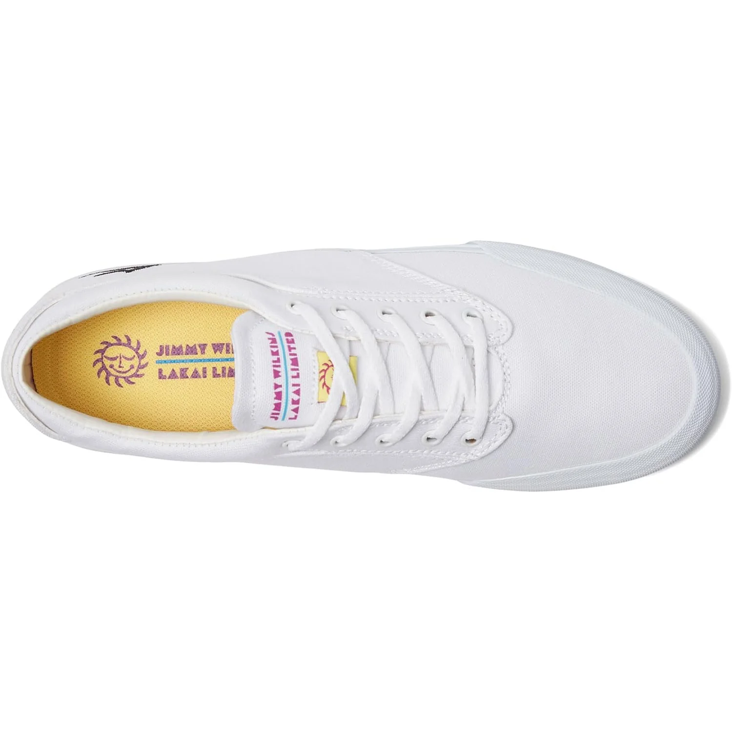 Lakai Skateboard Shoes Wilkins White Canvas - Image 3