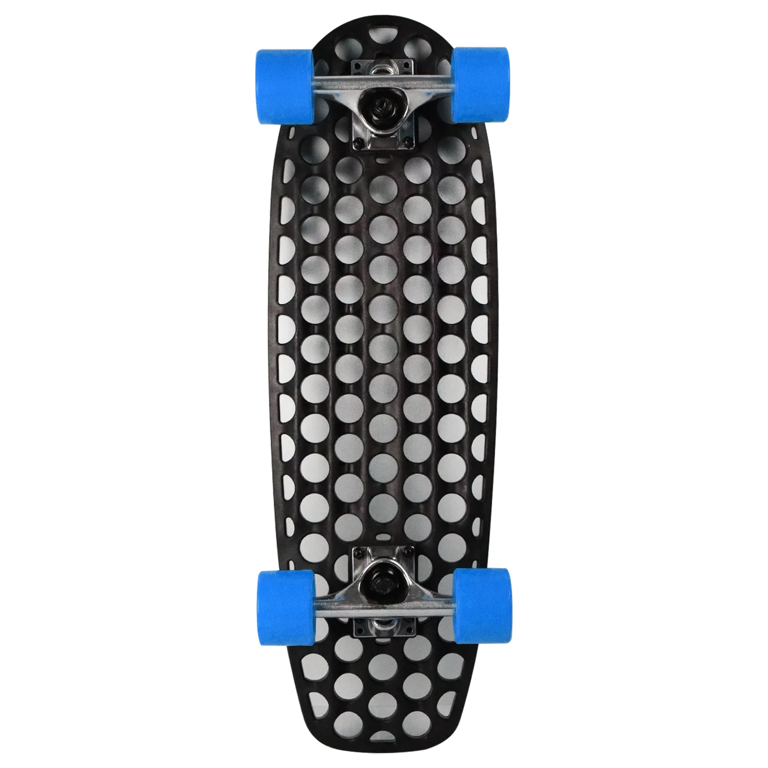 Lander Recycled Skateboard Cruiser Complete Rio 7.75" with 59mm Blue Wheels - Image 2