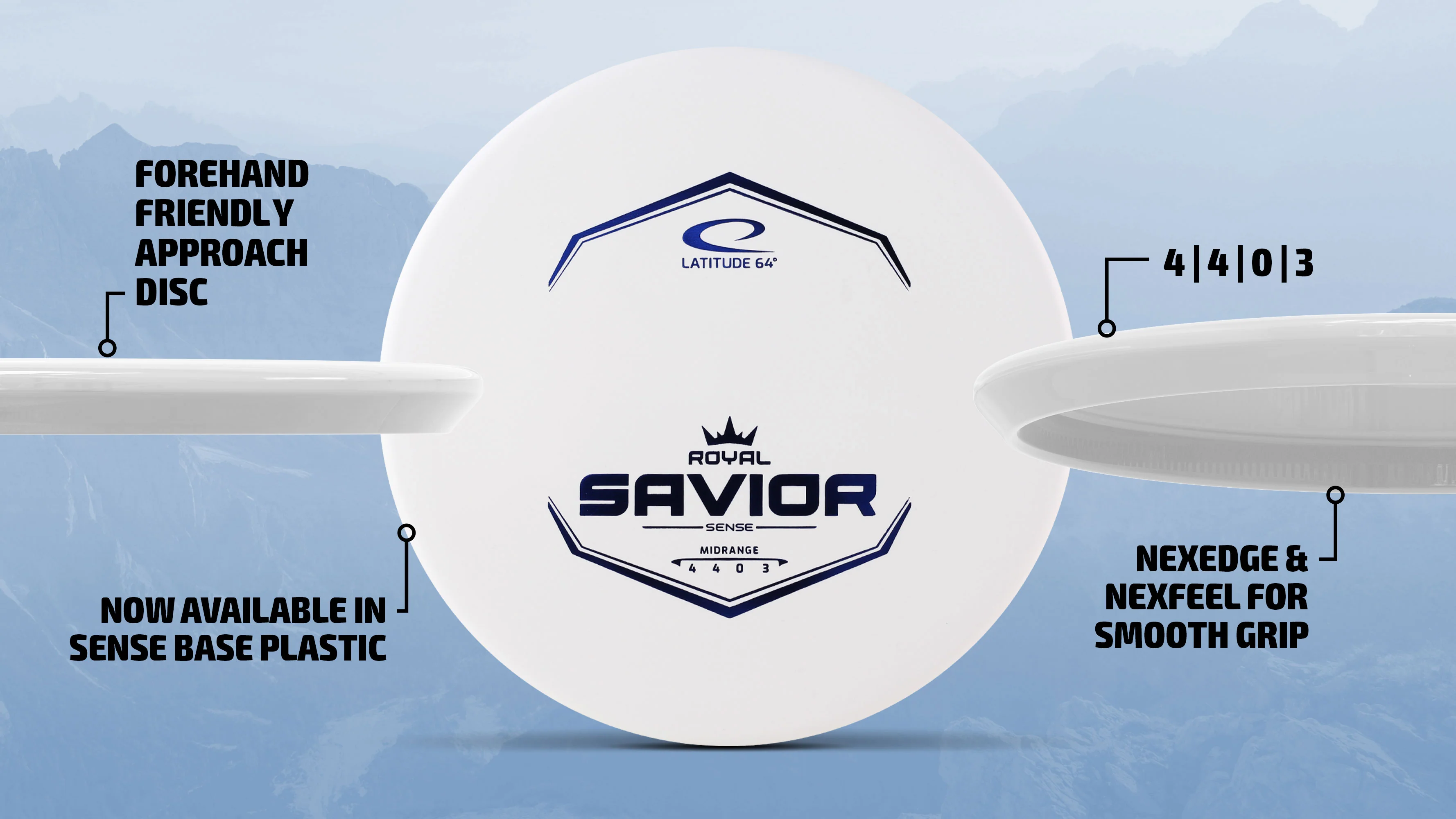 Latitude 64 Disc Golf Royal Sense Savior Midrange 4/4/0/3 - Choose Exact Disc - Image 2