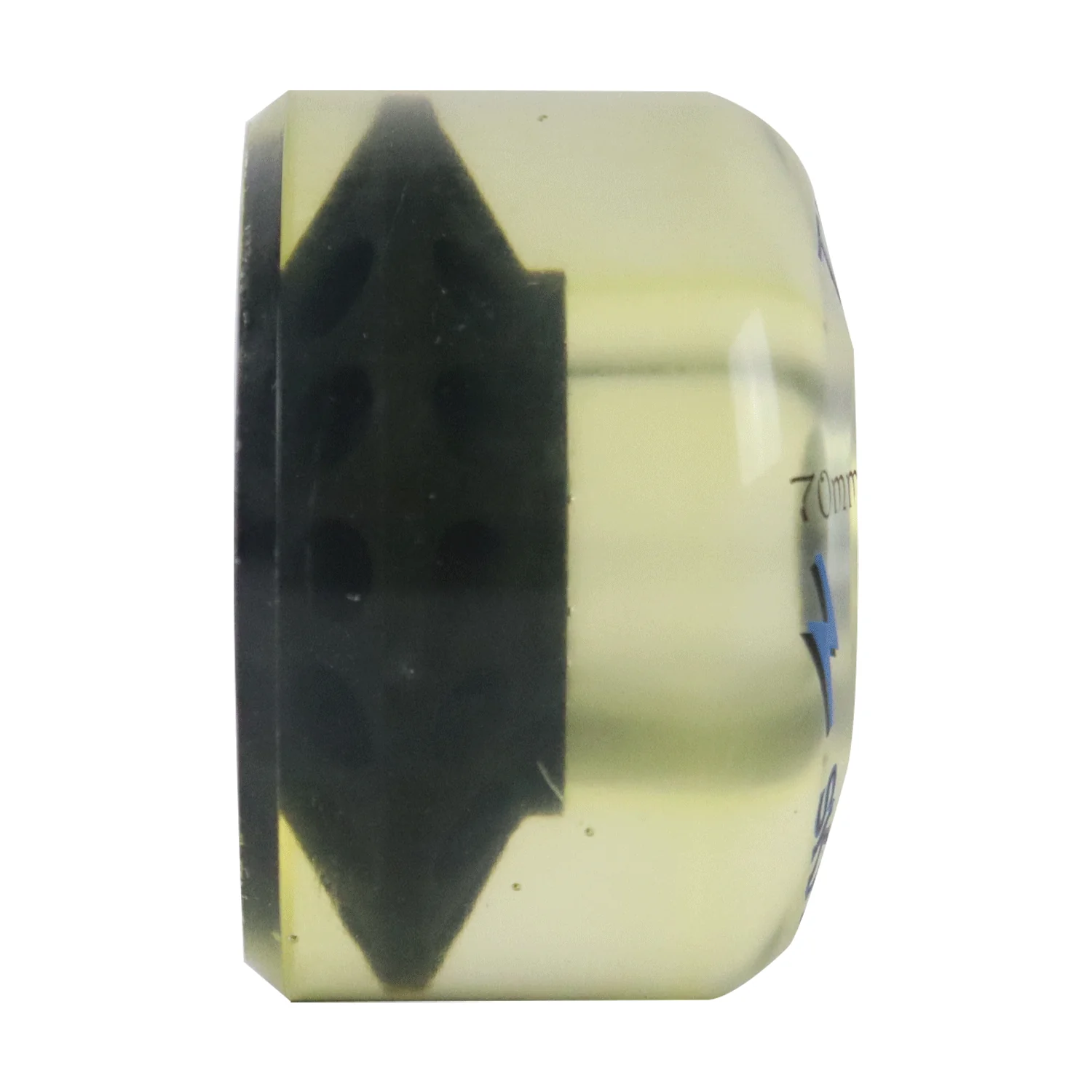 Longboard Wheels 70mm 78A White Rearset "Titan Skateboards" Graphic - Image 4