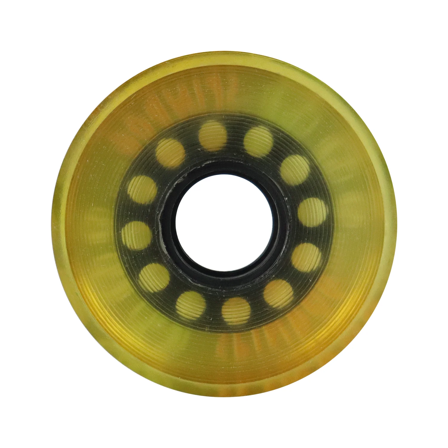 Longboard Wheels 70mm 82A Clear Rearset "Spindog" Graphic - Image 3