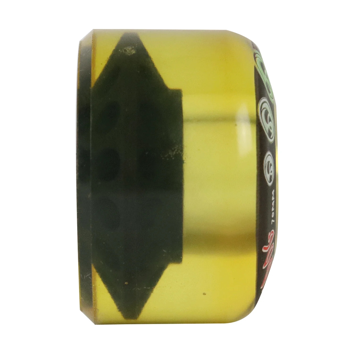 Longboard Wheels 70mm 82A Clear Rearset "Spindog" Graphic - Image 4