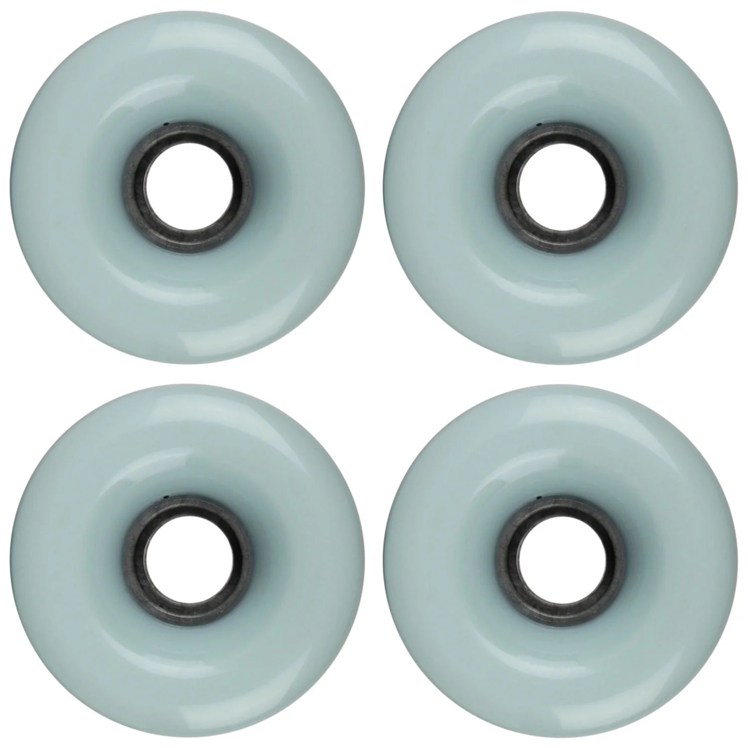 Longboard Wheels 70mm Smooth Light Blue USA Made 78A