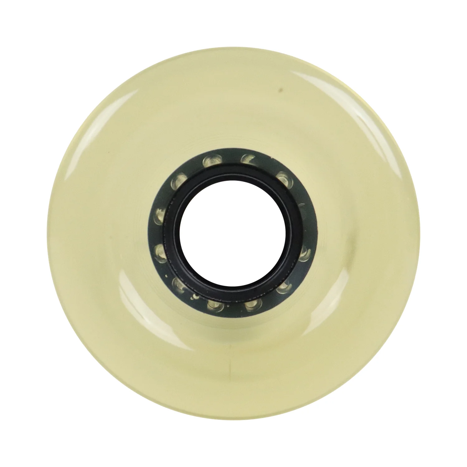 Longboard Wheels 70mm x 42mm 82A Stone Ground Clear 4-Pack - Image 2