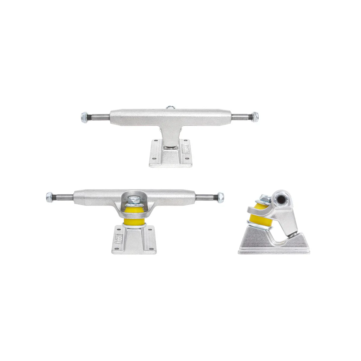 Lurpiv Skateboard Trucks Standard Polished Silver 150 (8.5") Set of 2 - Image 6