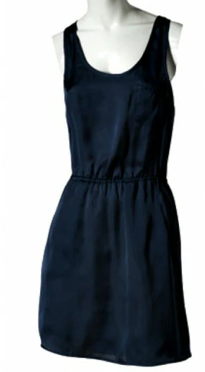 Matix Womens Dress Dog Roses Old Blue Size Medium