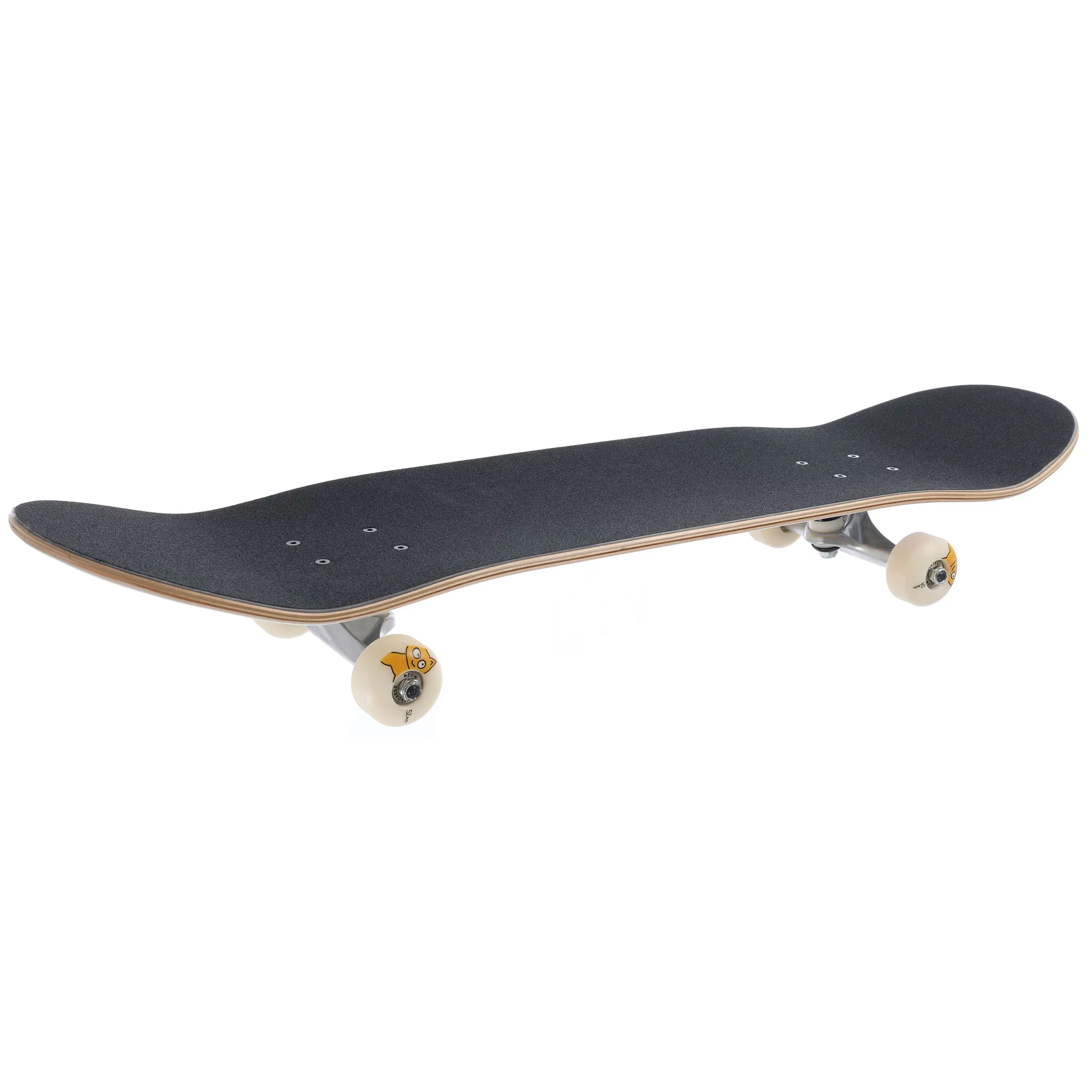 Meow Skateboard Complete Big Cat Checker Twist Purple 8.25" x 32.25" - Image 2