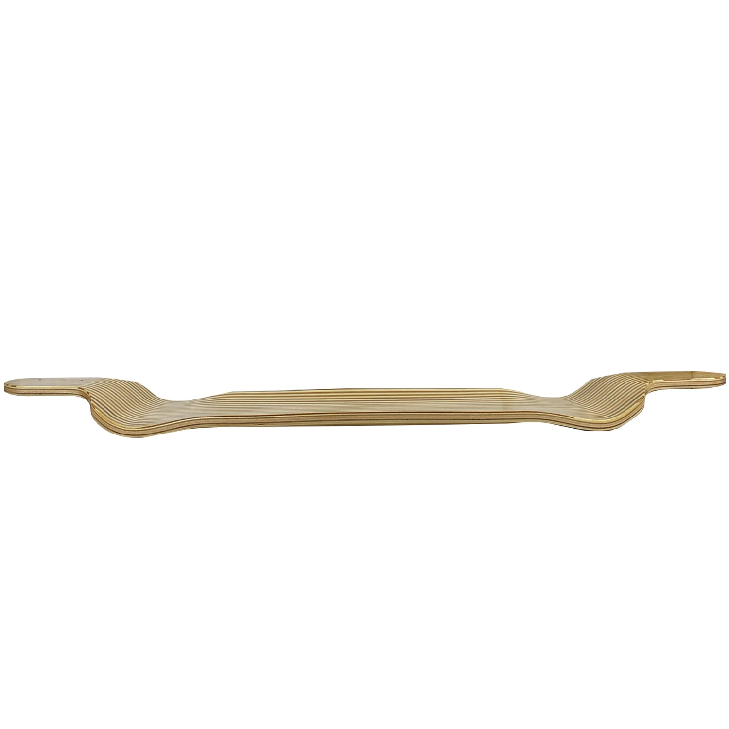 Moose Longboard Complete 9.75" x 41" Drop Down Zebra Bamboo - Image 5