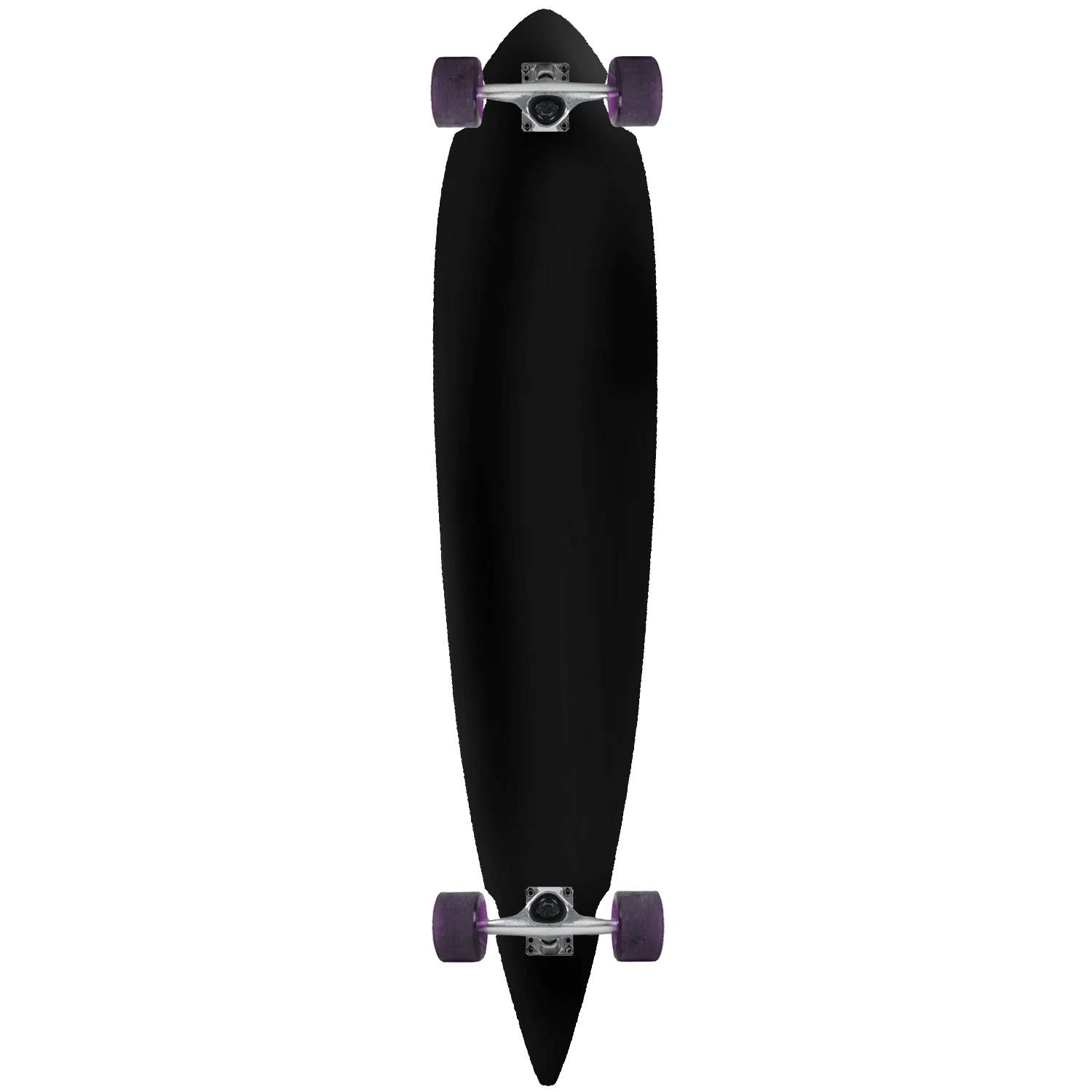 Moose Pintail 9.25" x 46" Cut-Out Longboard Dipped Black Complete - Image 2