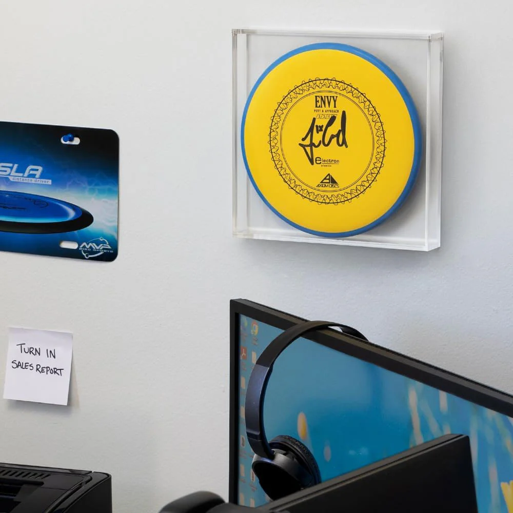 MVP Disc Golf Disc Frame - Crystal Clear Acrylic Display Case with Mounting Hardware - Image 5
