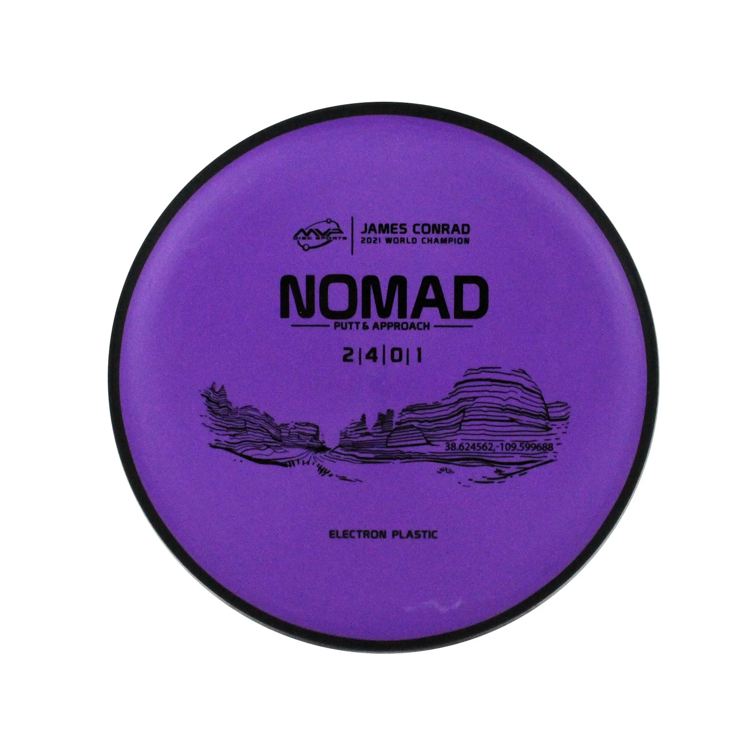 MVP Disc Golf James Conrad Signature Electron Nomad Putter 2/4/0/1.5 - Choose Exact Disc - Image 7