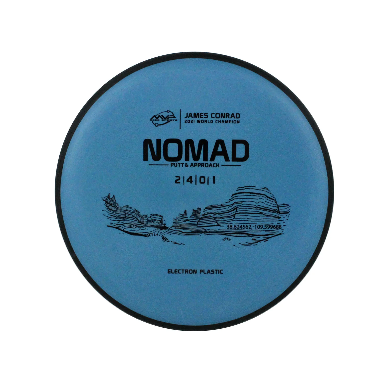 MVP Disc Golf James Conrad Signature Electron Nomad Putter 2/4/0/1.5 - Choose Exact Disc - Image 9