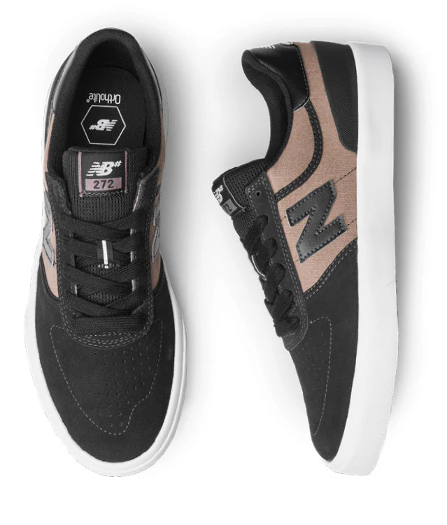 New Balance Numeric Skateboard Shoes 272 Black/Tan - Image 4