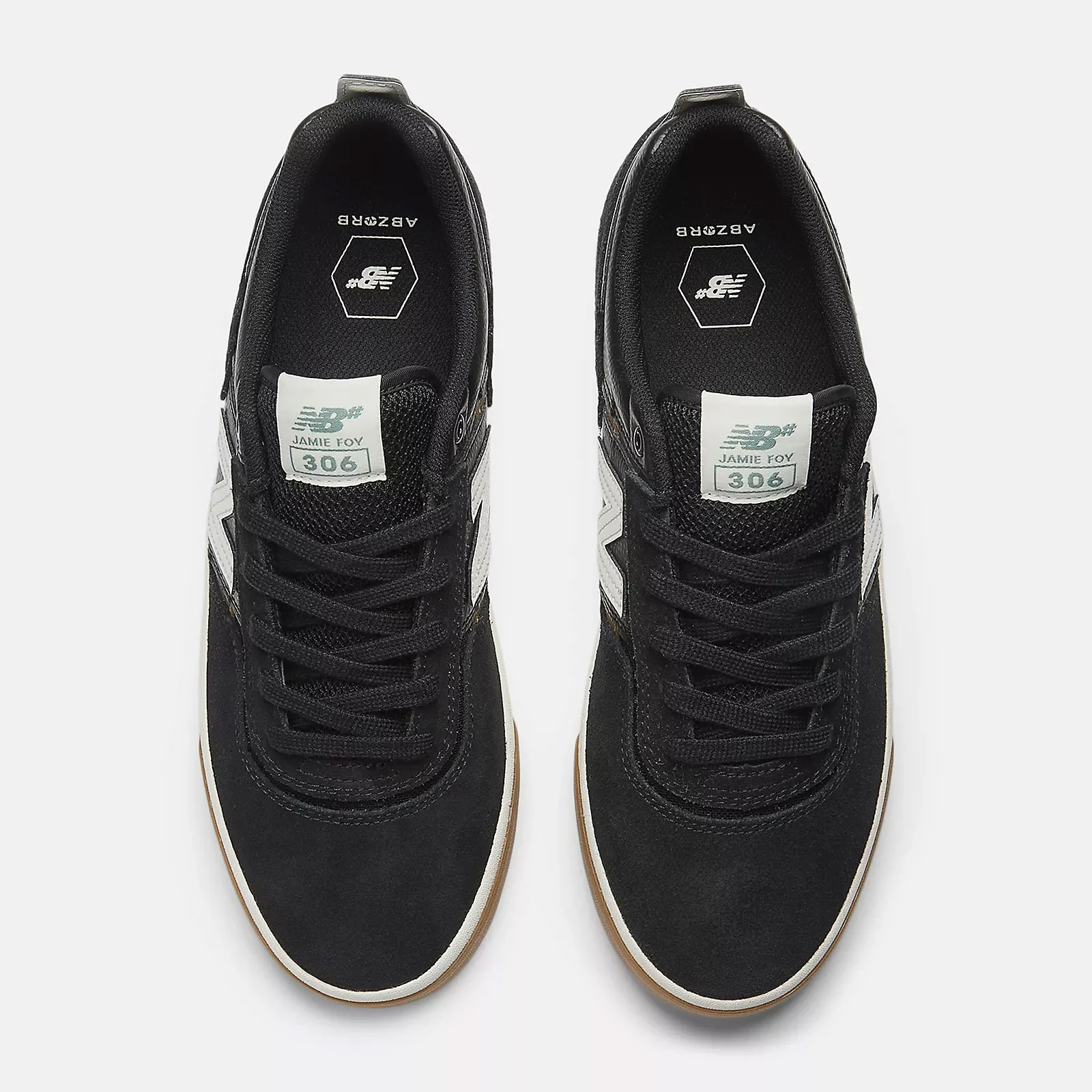 New Balance Numeric Skateboard Shoes 306 Jamie Foy Black/White - Image 4