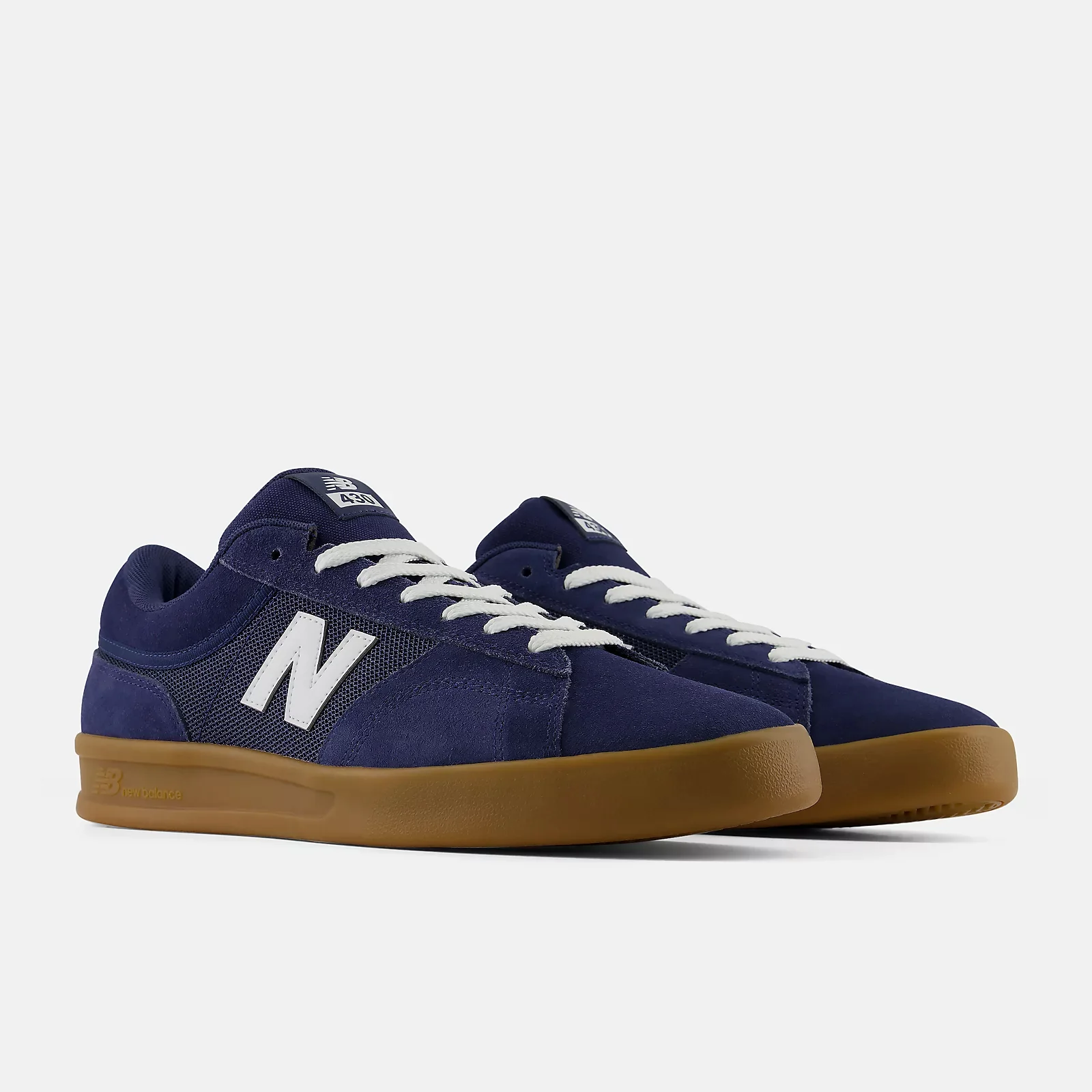 New Balance Numeric Skateboard Shoes 430 Navy/White - Image 2