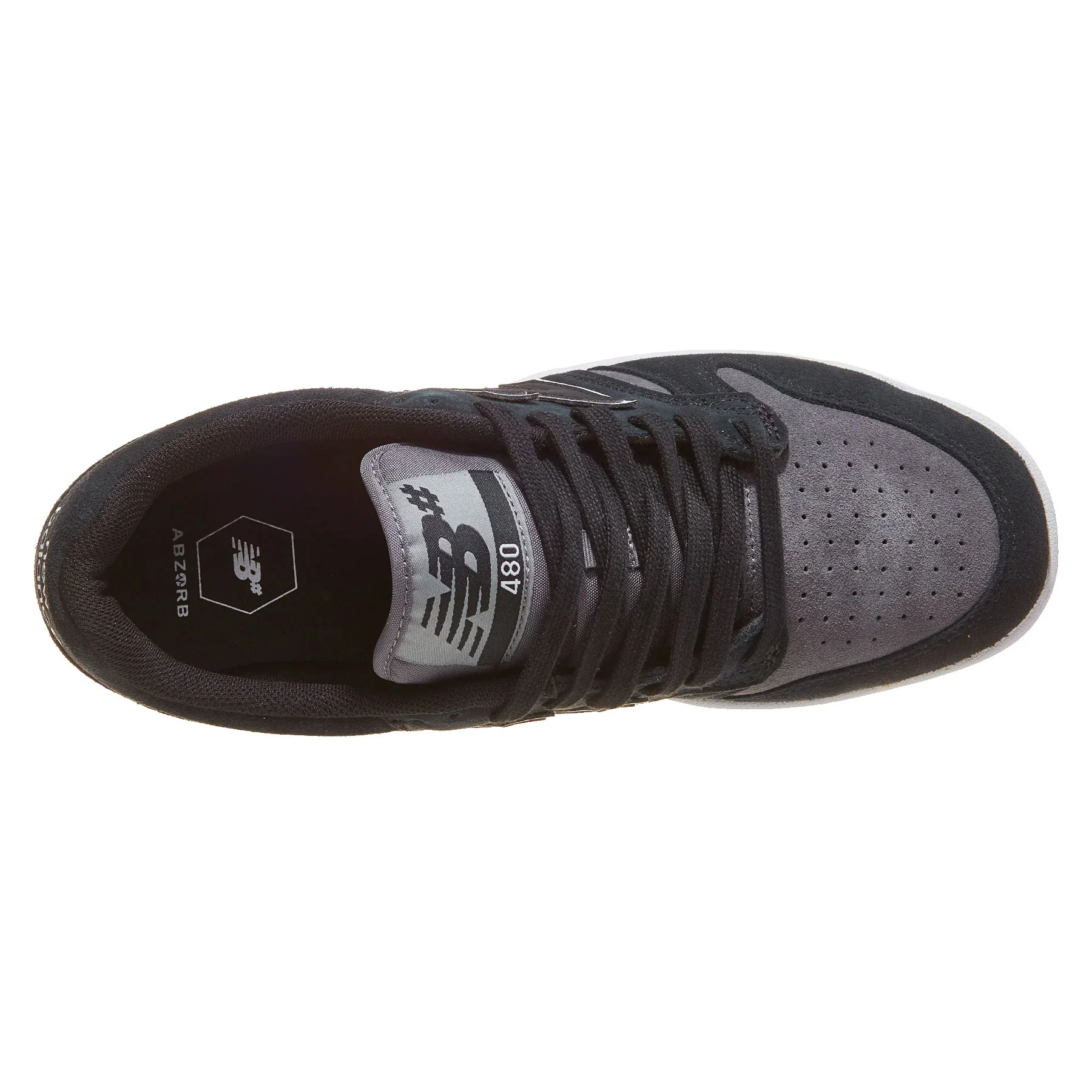 New Balance Numeric Skateboard Shoes 480 Black/Grey - Image 5