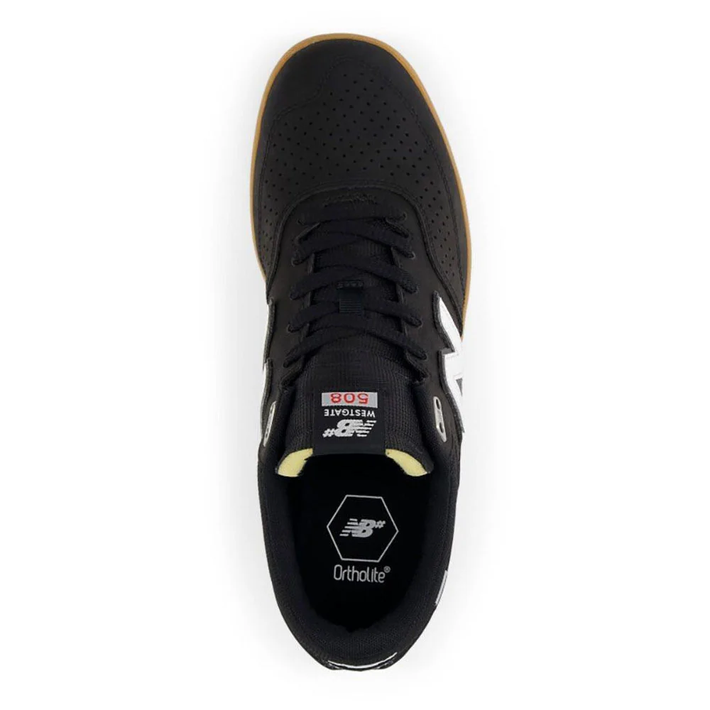 New Balance Numeric Skateboard Shoes 508 Brandon Westage Black/Gum - Image 3
