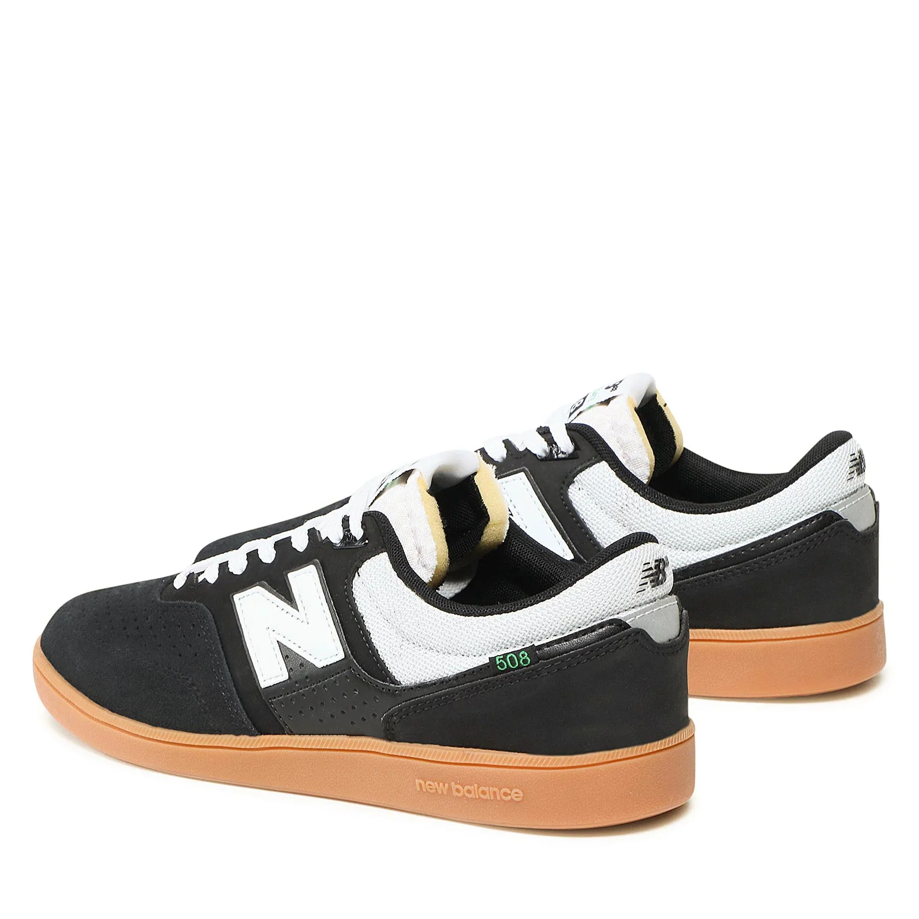 New Balance Numeric Skateboard Shoes Brandon Westgate 508 Black/White/Gum - Image 4