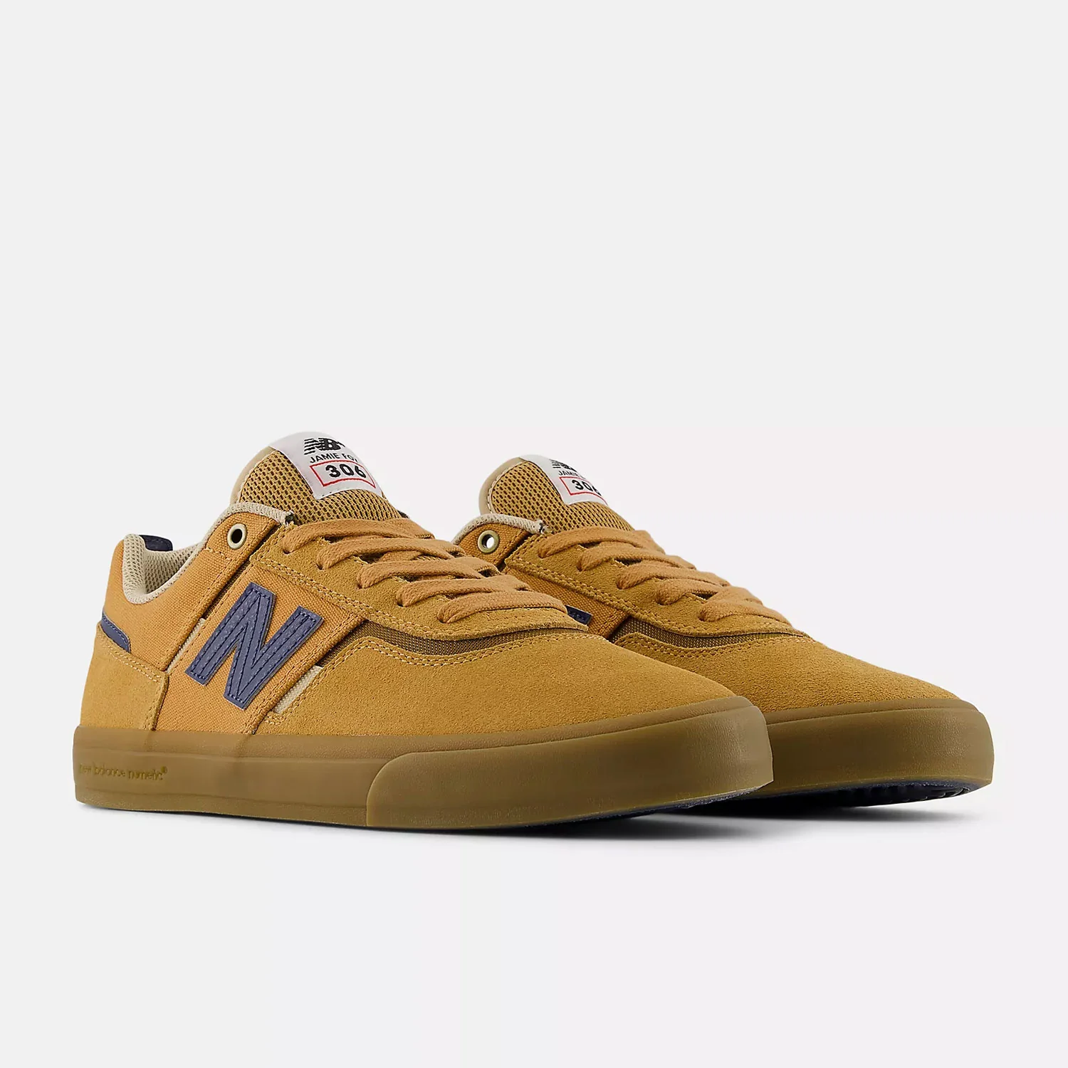 New Balance Numeric Skateboard Shoes Jamie Foy 306 Wheat/Navy - Image 2