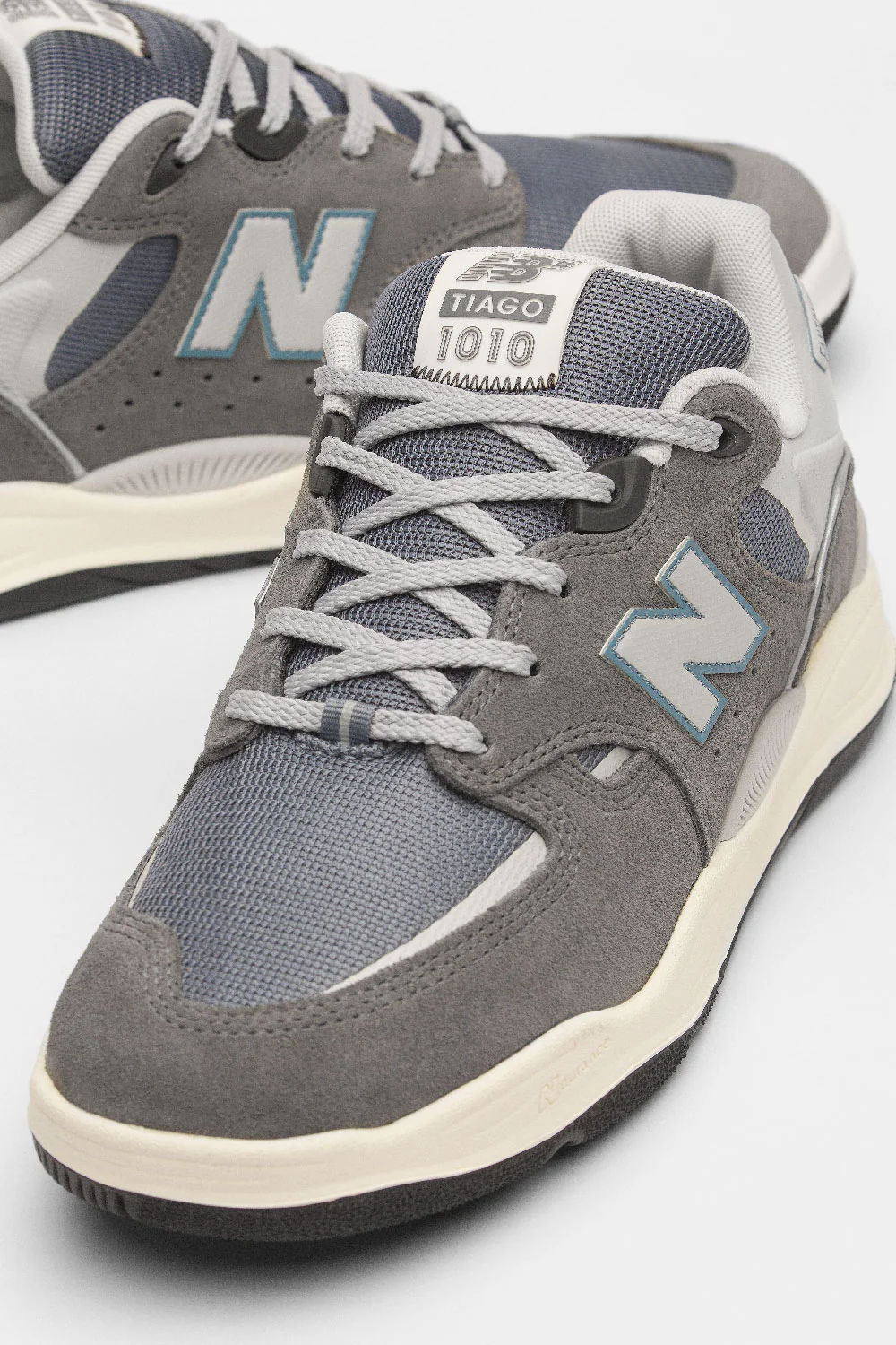 New Balance Numeric Skateboard Shoes Tiago Lemos 1010 Grey/Aqua - Image 2