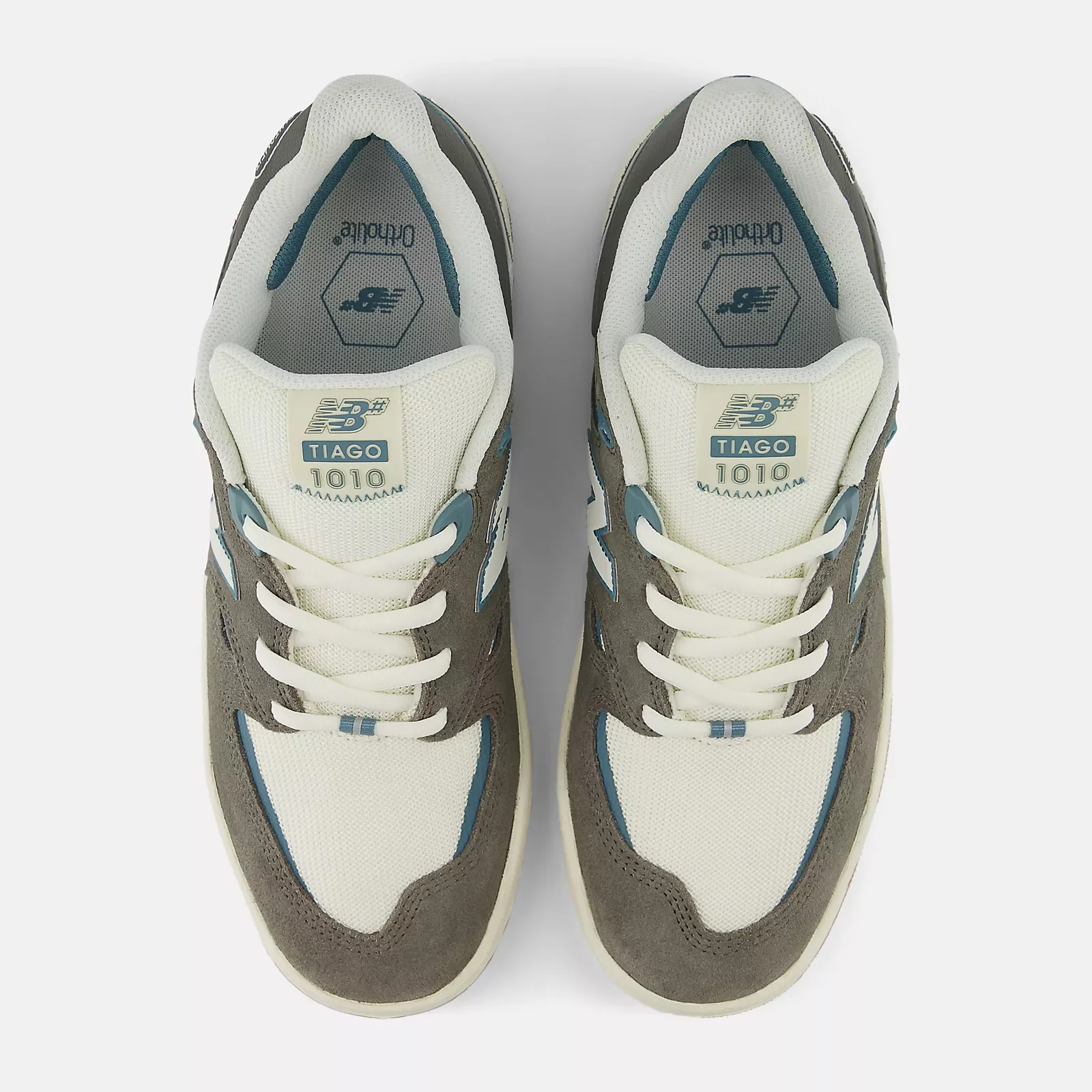 New Balance Numeric Skateboard Shoes Tiago Lemos 1010 Grey/Teal - Image 4