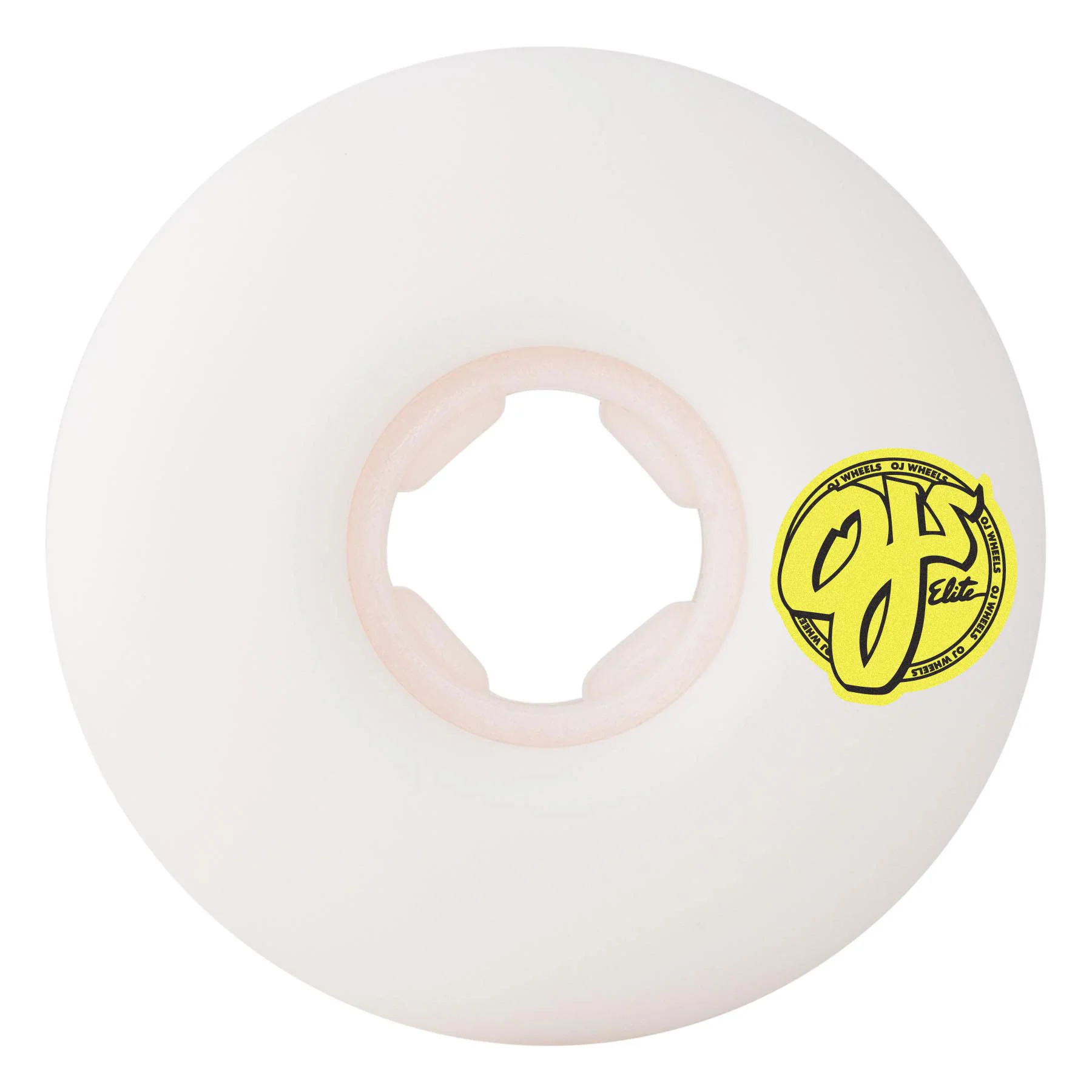 OJ Skateboard Wheels 56mm Eric Dressen Spider Elite Chubbies 101A White - Image 3