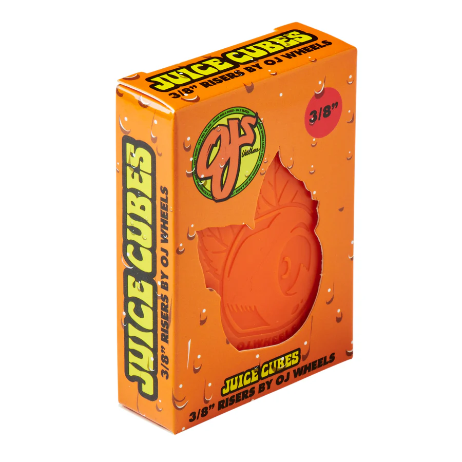 OJ Wheels Risers Juice Cubes Orange 3/8" Pair - Image 2