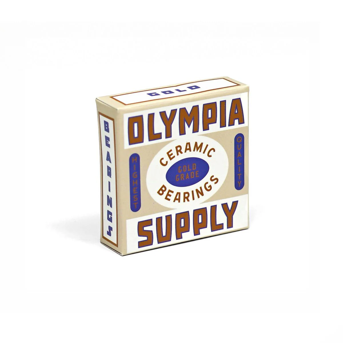 Olympia Supply Skateboard Bearings Gold Grade Ceramic - Image 3
