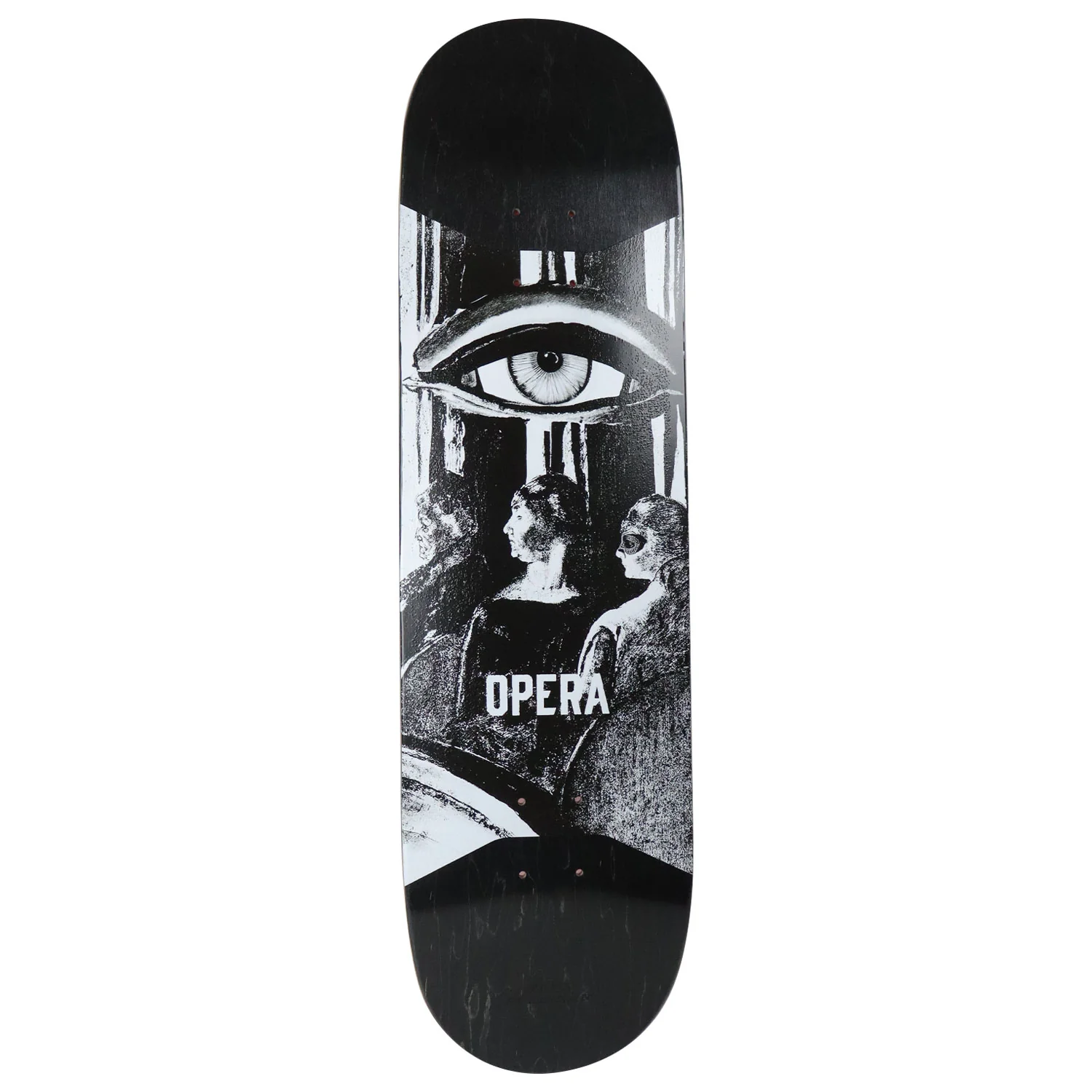 Opera Rider Stock Skateboard Deck Alex Perelson 3rd Eye Black 8.5" x 32.625"