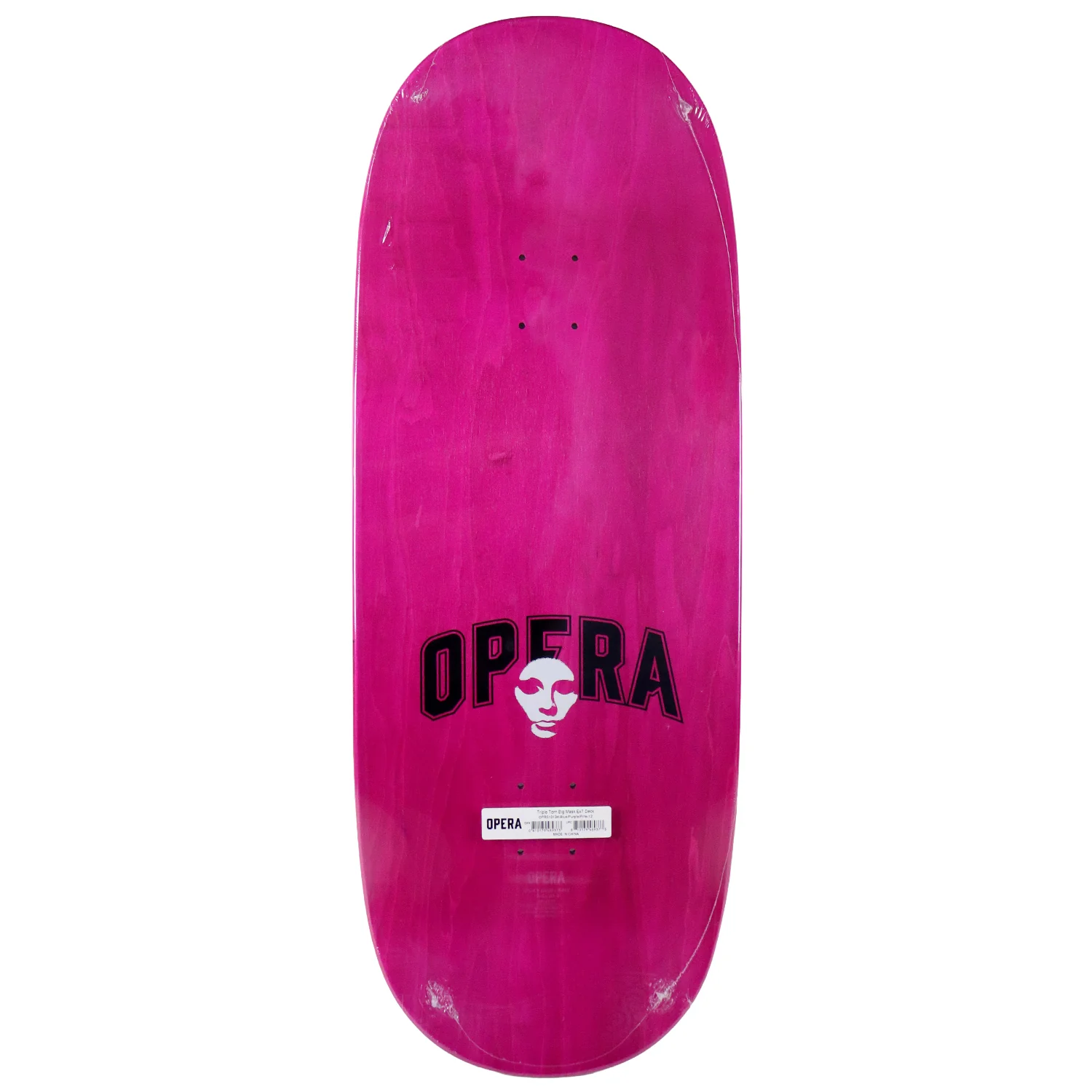 Opera Skateboard Deck Triple Torn Big Mask 12" x 31.85" - Image 4