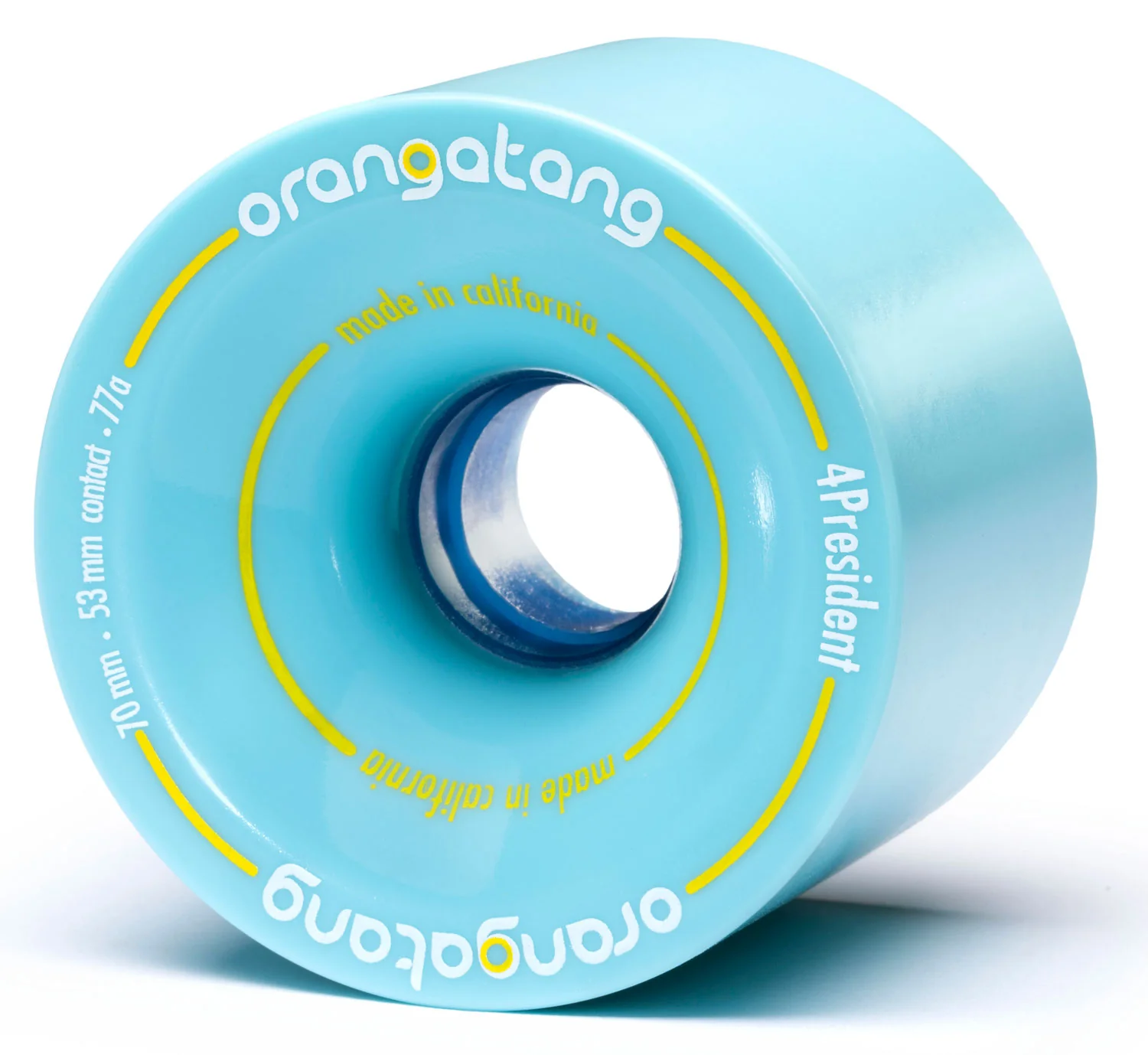 Orangatang Longboard Wheels 4President Blue 70mm 77A
