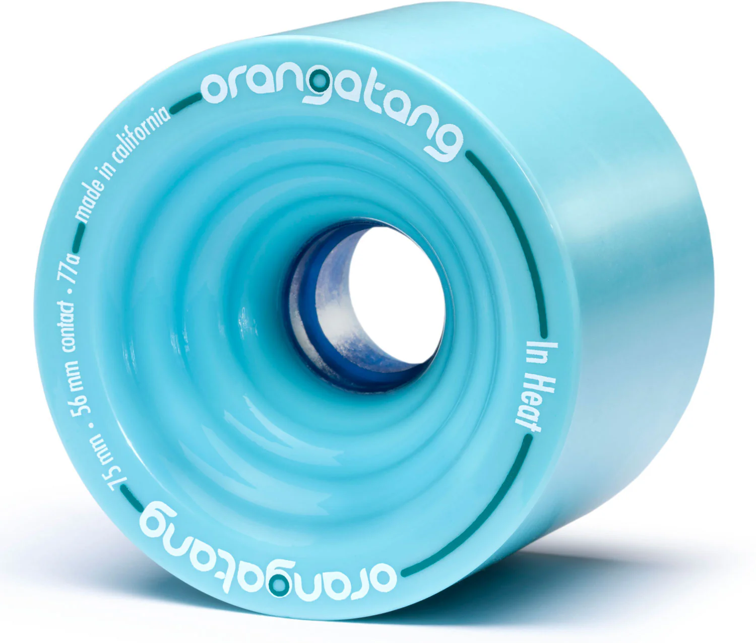 Orangatang Longboard Wheels In-Heat Blue 75mm 77A
