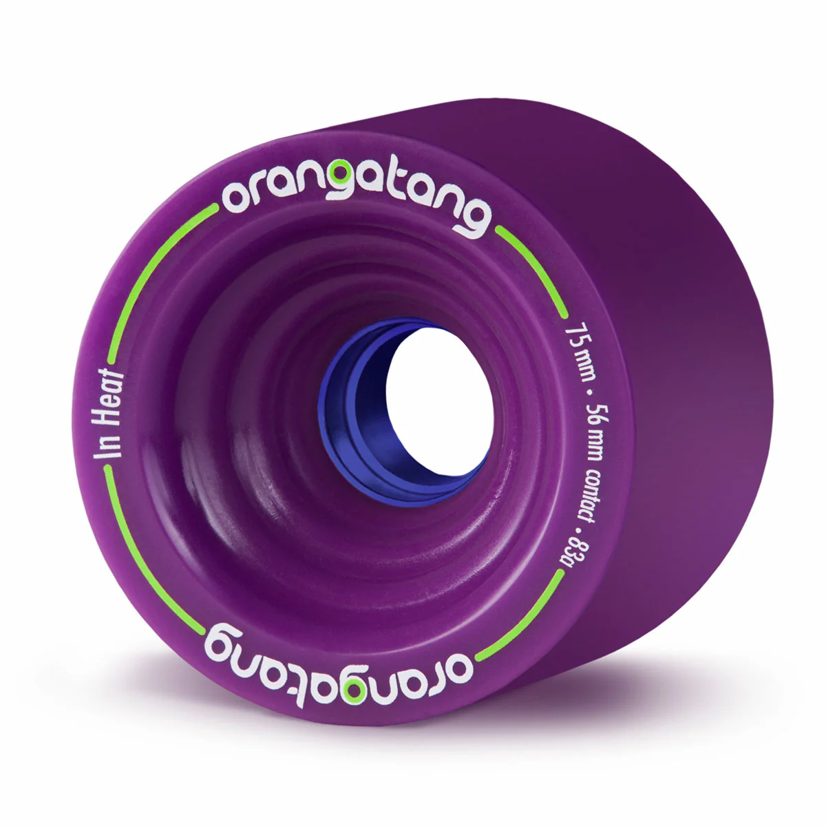 Orangatang Longboard Wheels In-Heat Purple 75mm 83A