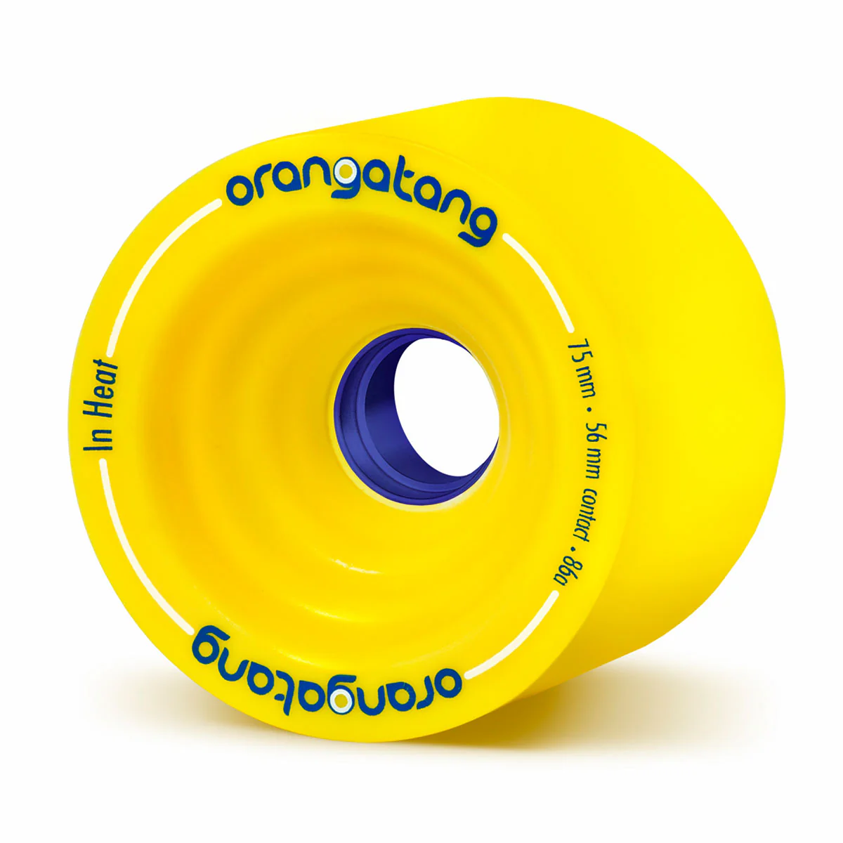 Orangatang Longboard Wheels In-Heat Yellow 75mm 86A