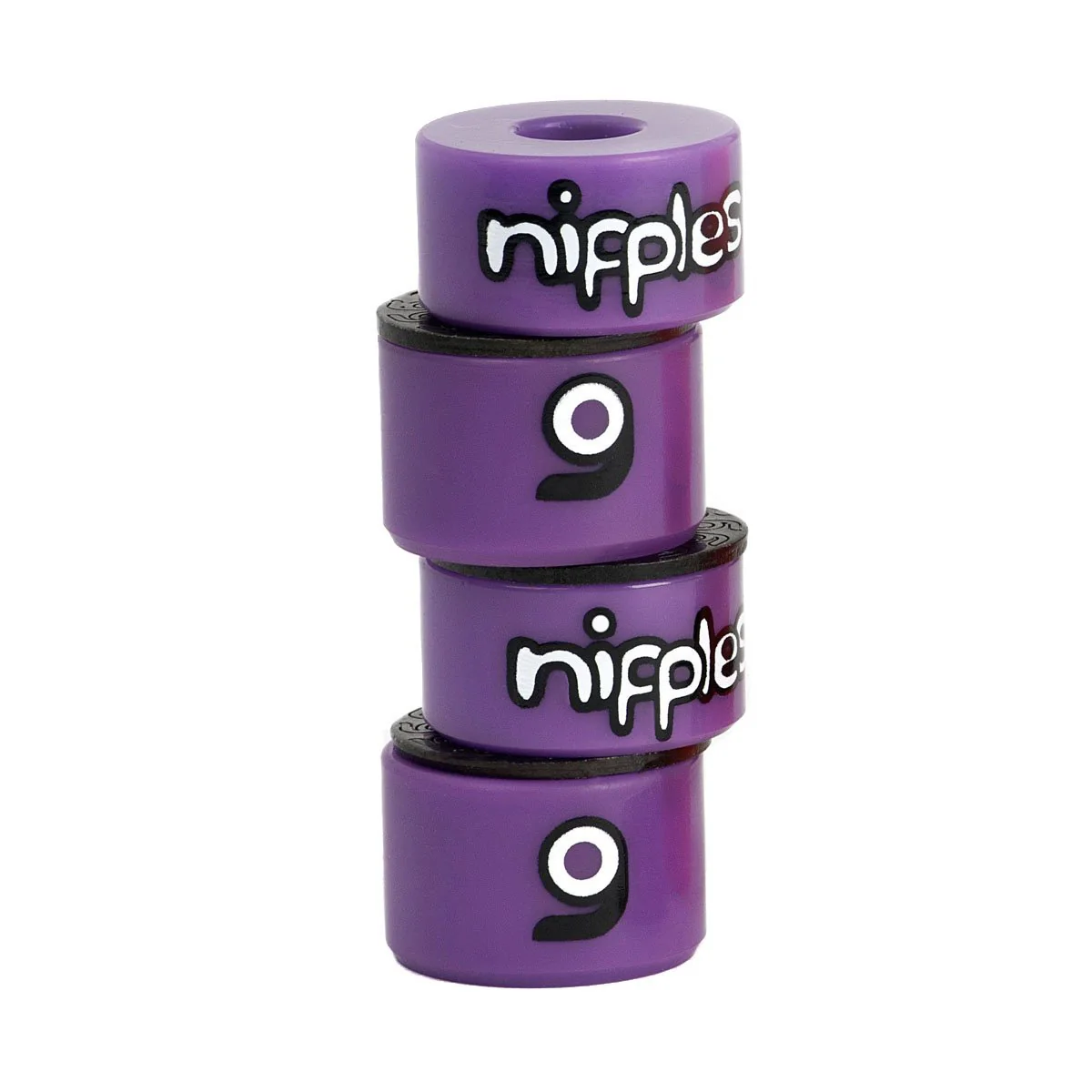 Orangatang Nipples Medium Truck Bushings (Purple, Set of 4) - Image 2