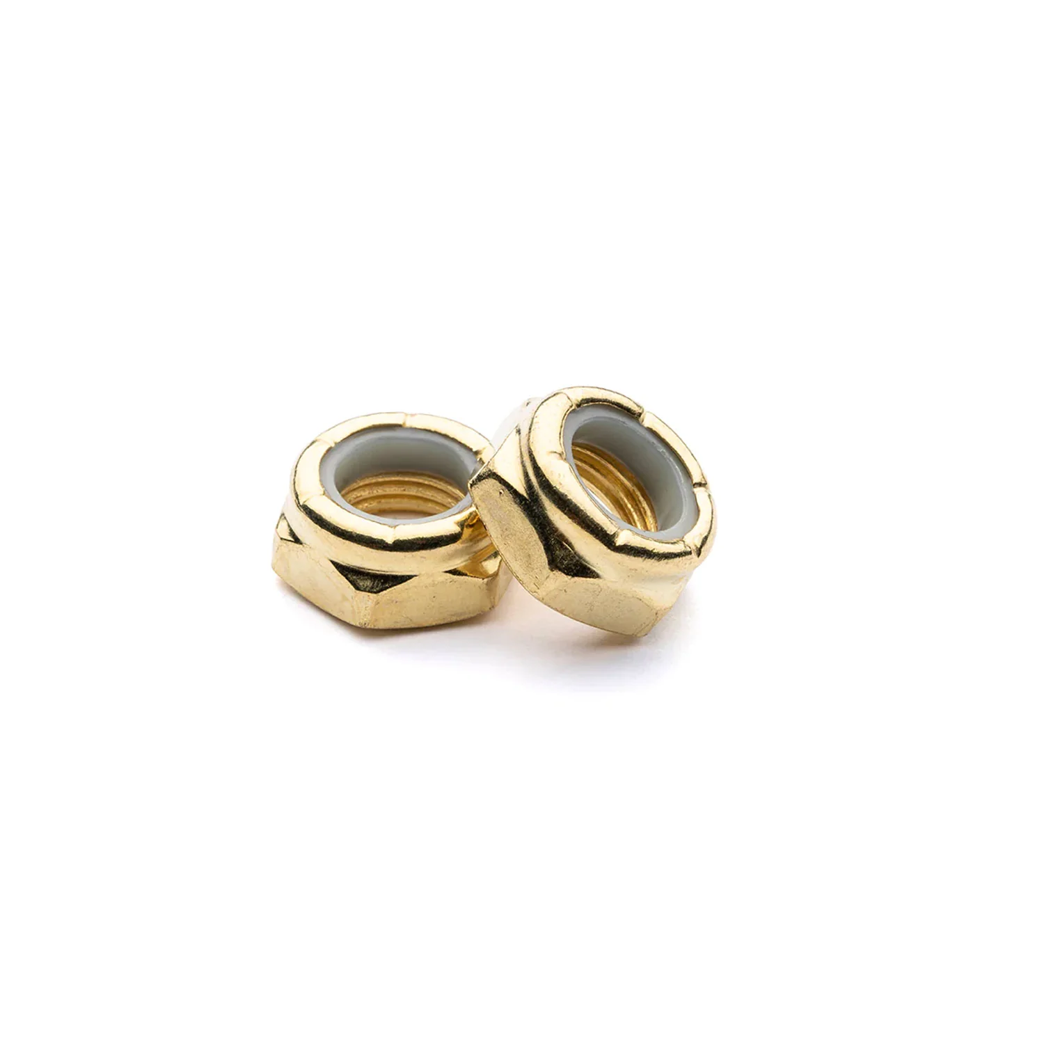 Paris Longboard Trucks OEM Truck Parts Kingpin Nuts Gold - Image 2