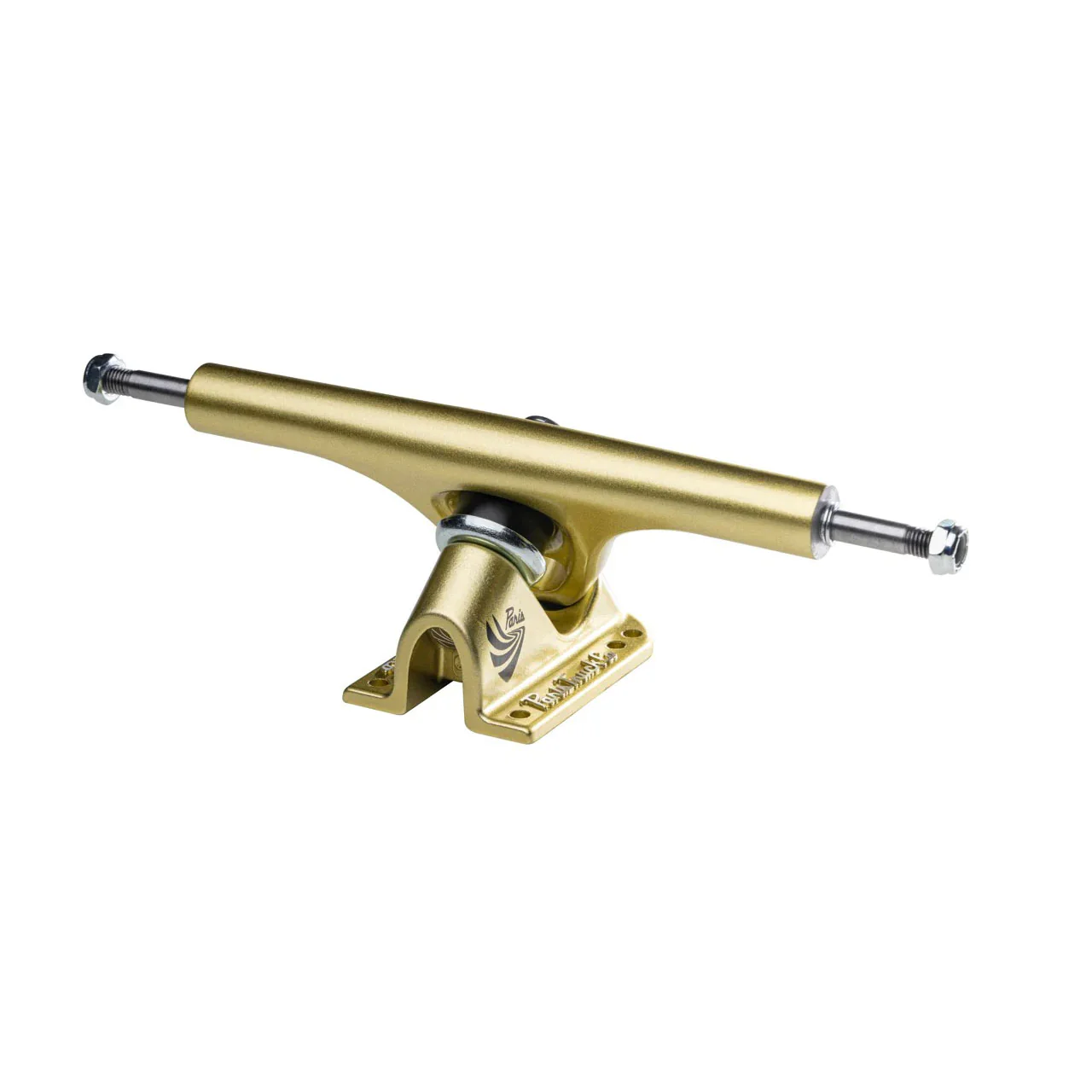 Paris Longboard Trucks V3 180mm 50° Gold Satin (10" Axle) - Pair - Set of 2 - Image 2