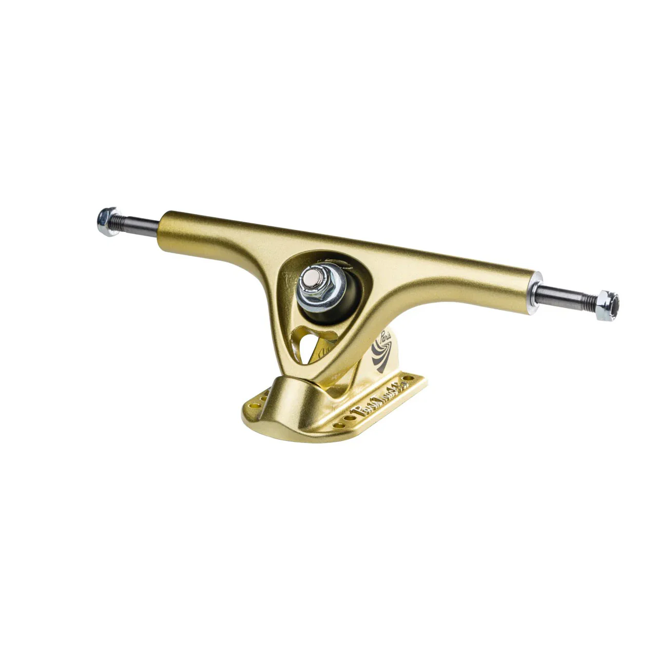 Paris Longboard Trucks V3 180mm 50° Gold Satin (10" Axle) - Pair - Set of 2 - Image 3