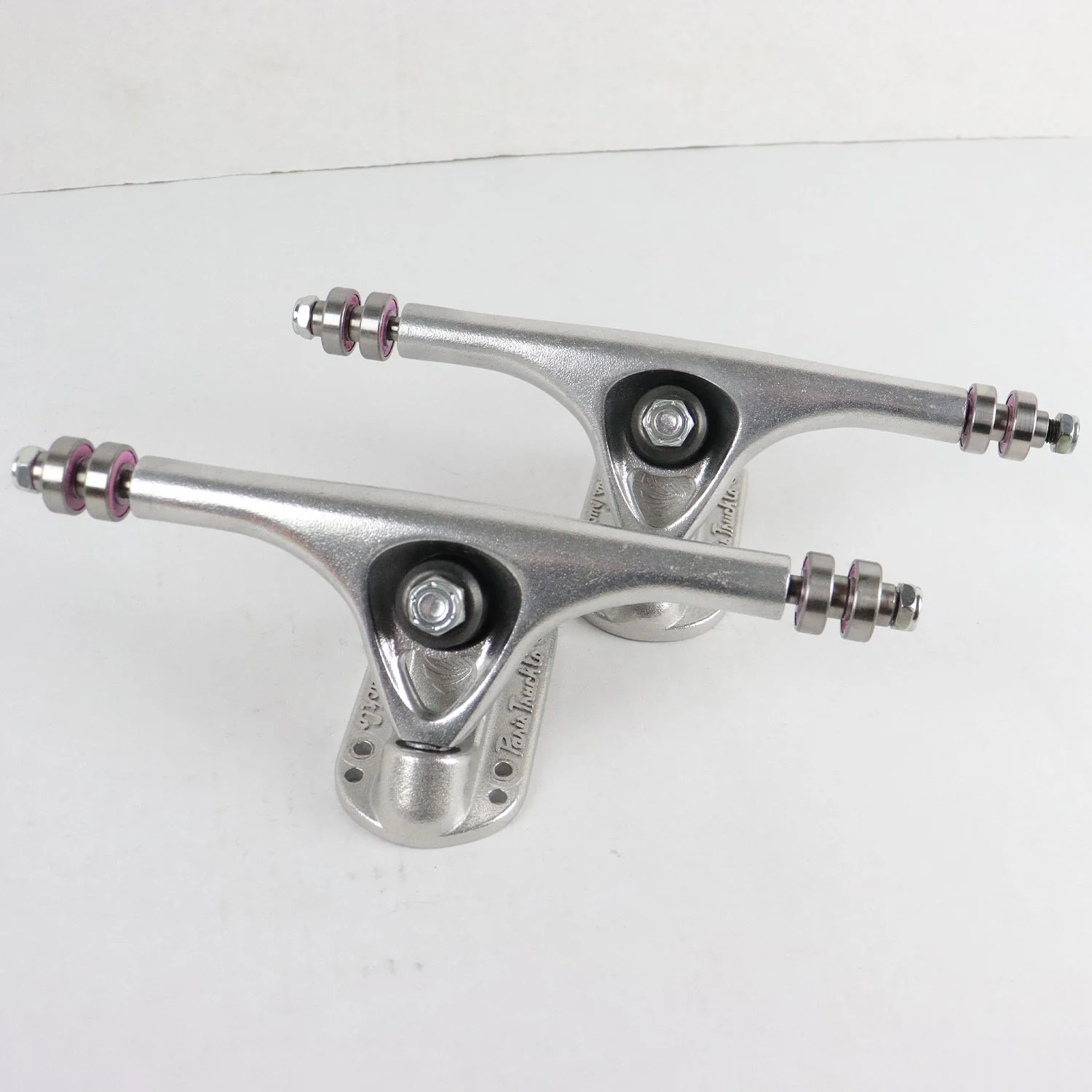 Paris Longboard trucks with Loaded Bearings - Previously Mounted but not used