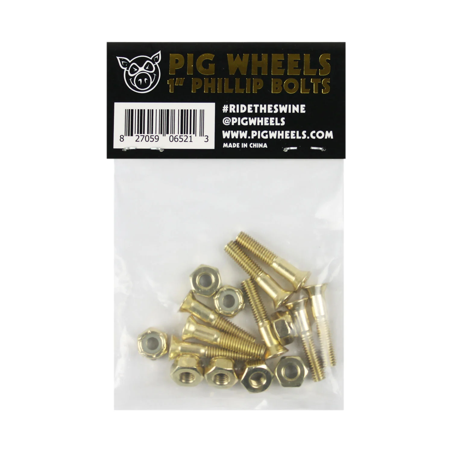 Pig Hardware Phillips Gold 1" - Image 2