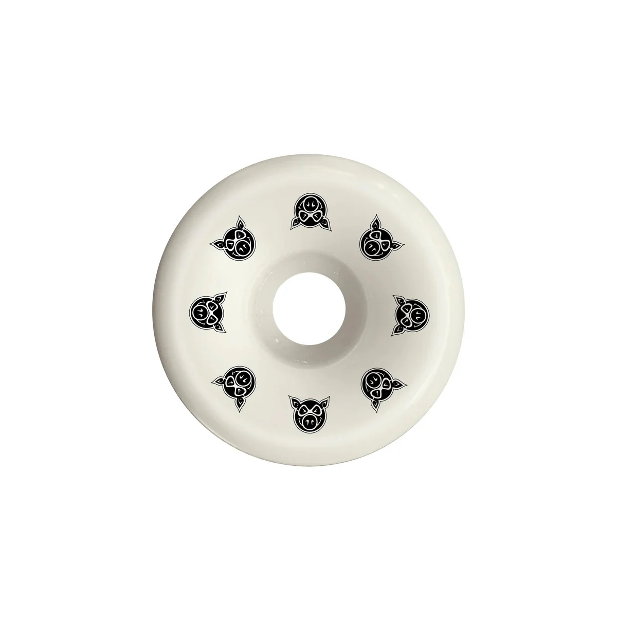 Pig Skateboard Wheels 55mm Conical 99A White - Image 2