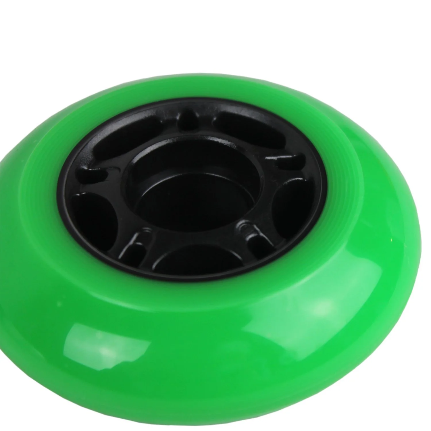 Player's Choice Outdoor Inline Skate Wheels - 76mm 89A Green (4-Pack) - Image 5