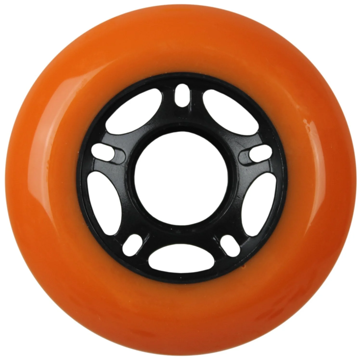 Player's Choice Outdoor Inline Skate Wheels - 76mm 89A Orange (4-Pack) - Image 2