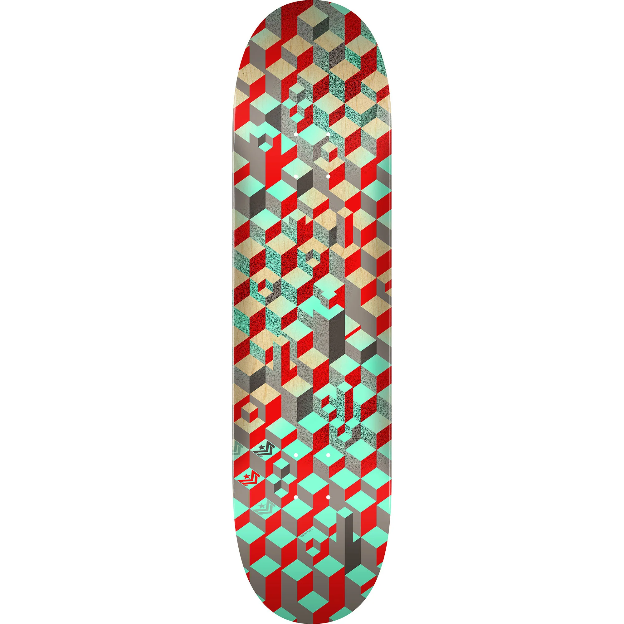 Powell Mini Logo Skateboard Deck K20 Blocks 8.0" x 31.45"