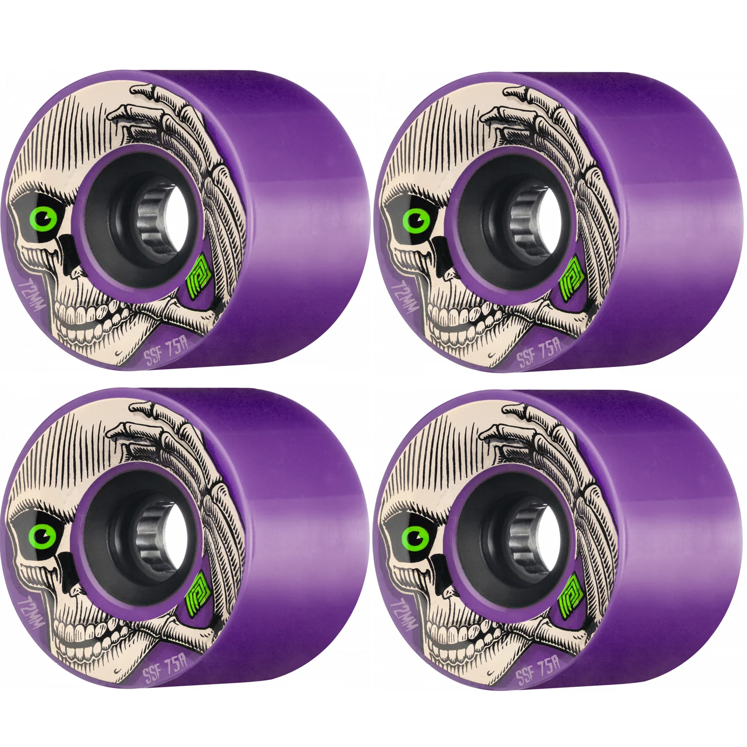 Powell Peralta Longboard Wheels Kevin Reimer 72mm 75A SSF Purple