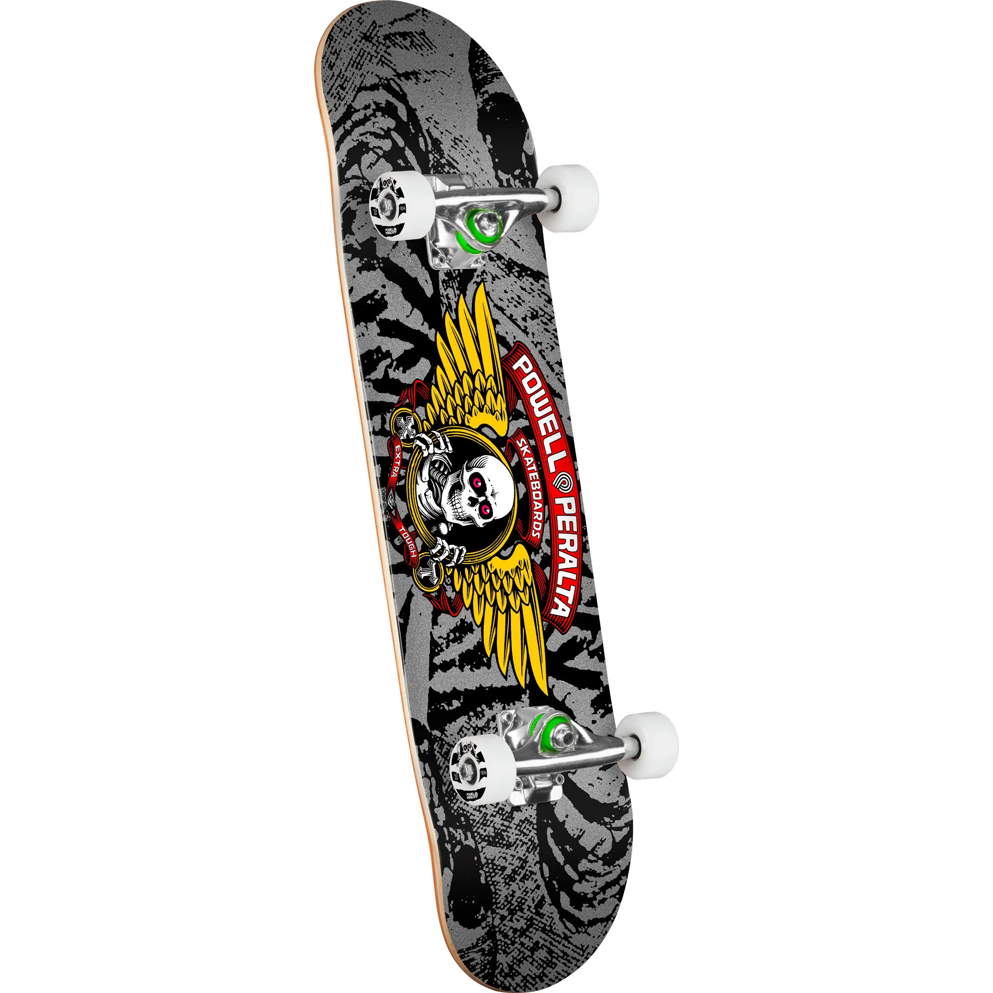 Powell Peralta Skateboard Complete Winged Ripper Black/Silver 7.0" x 28"